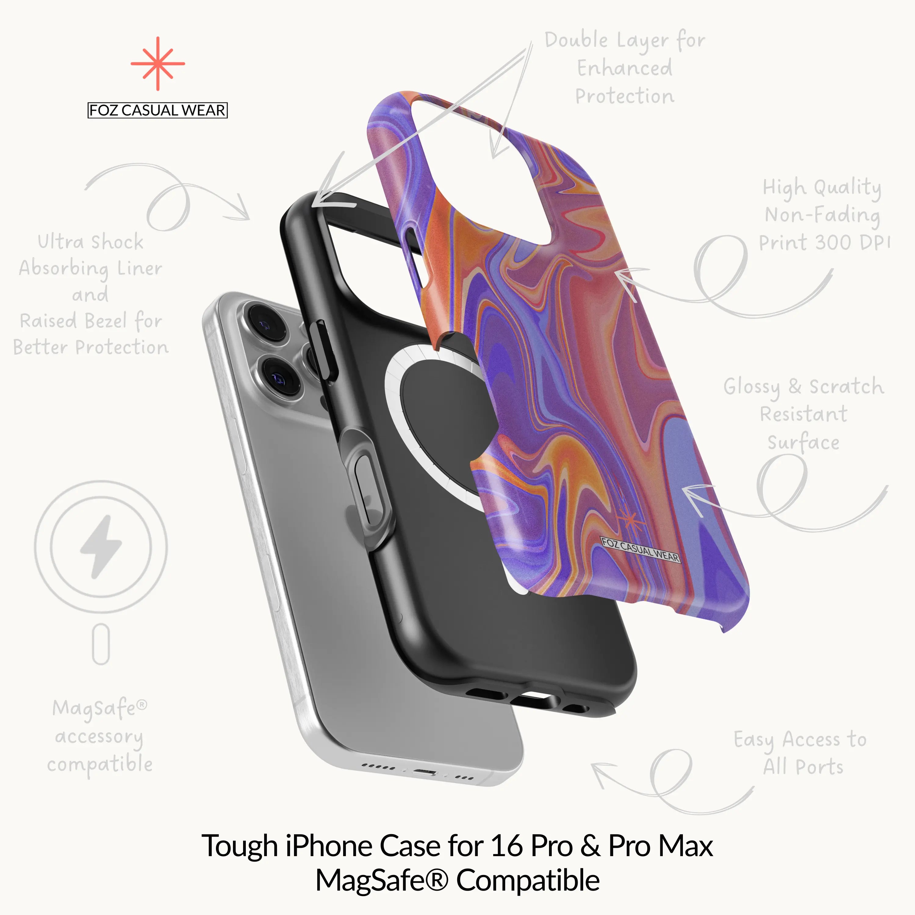 Tough iPhone Cases - Abstract and Floral Designs