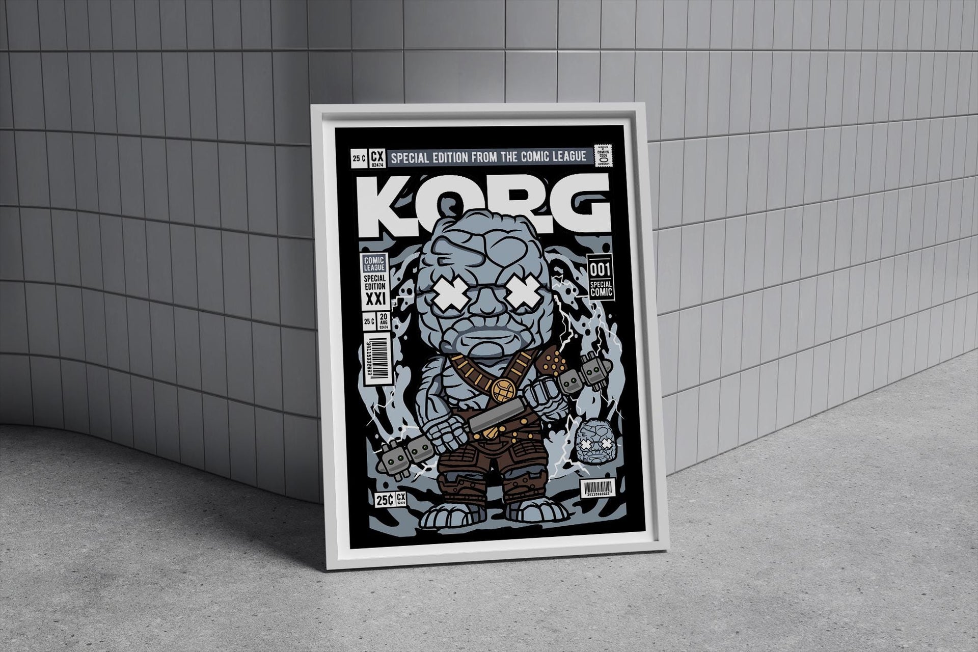 Framed Poster - Korg Ragnarok Comic Parody