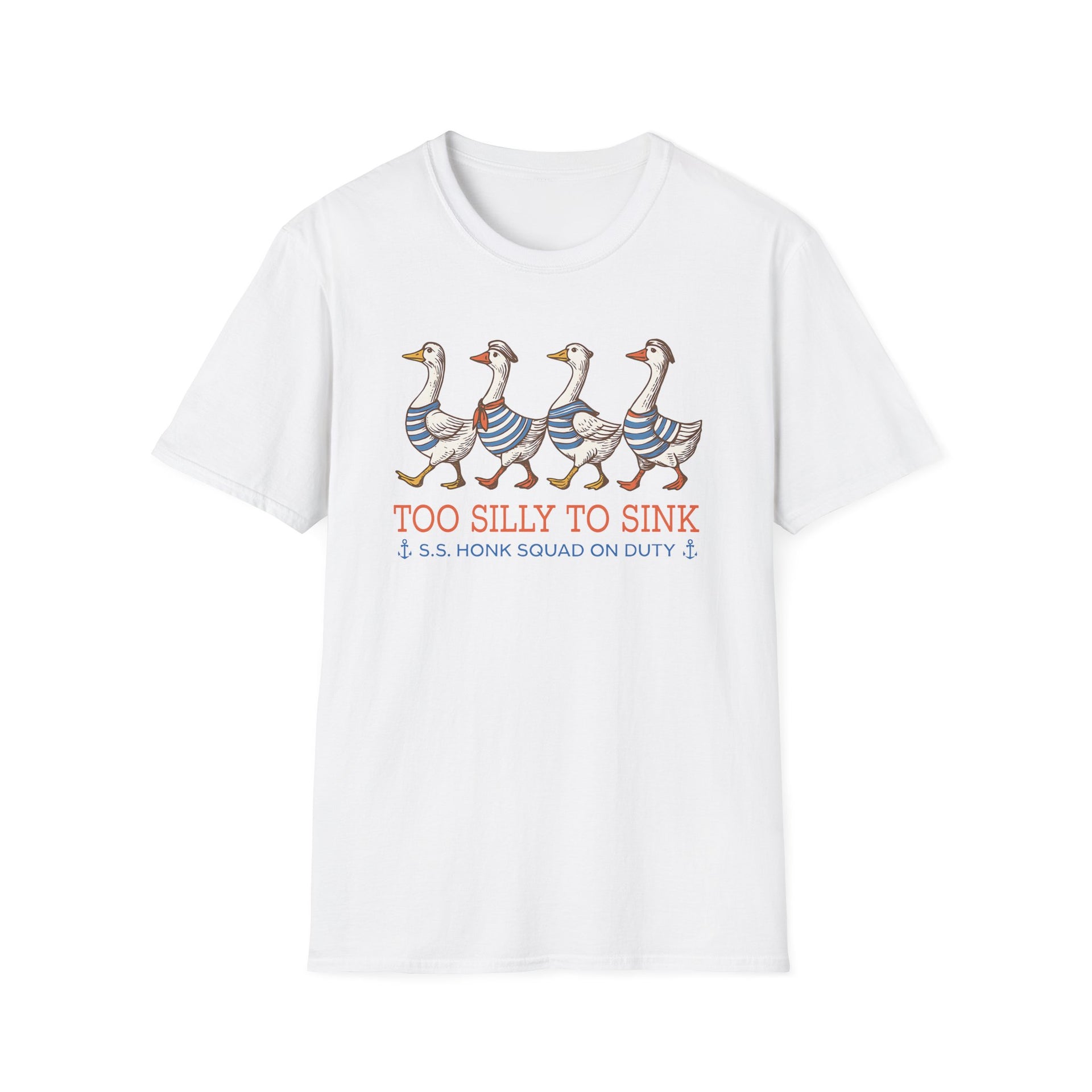 Nautical Duck Tee - Silly Cartoon Shirt