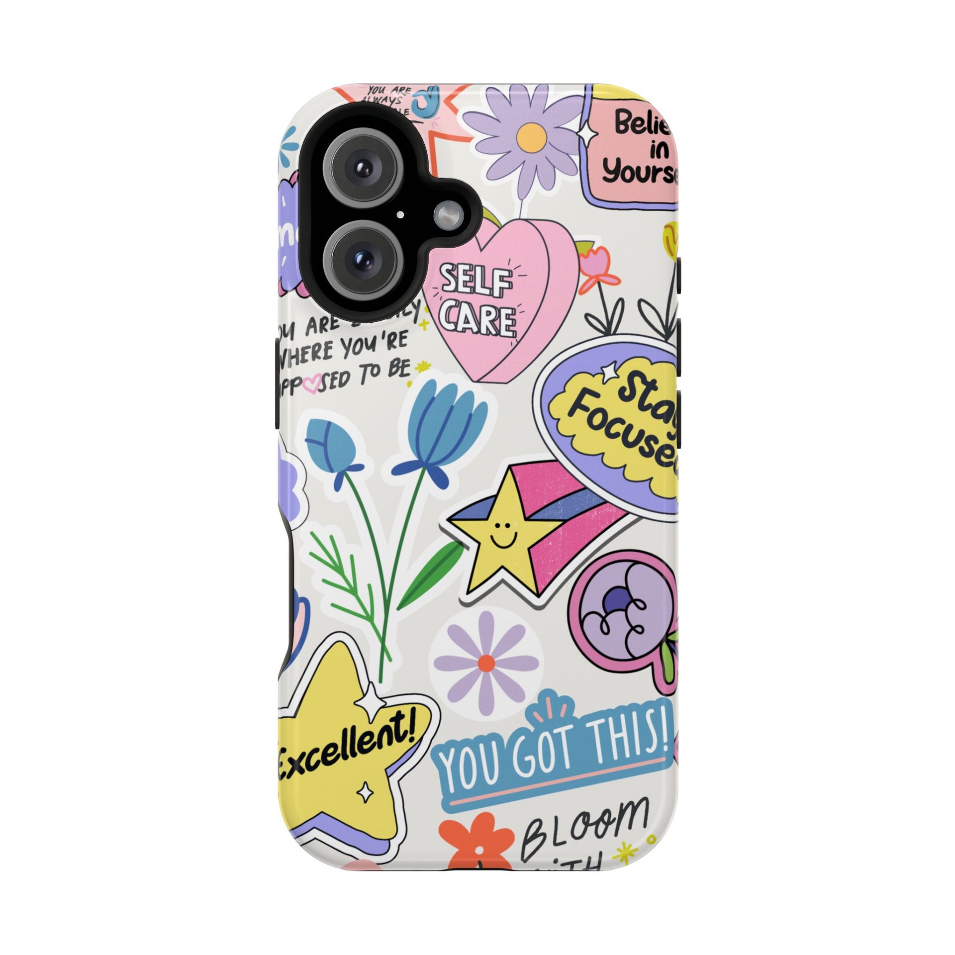 Motivational iPhone Case - Bloom Pastel Magnetic