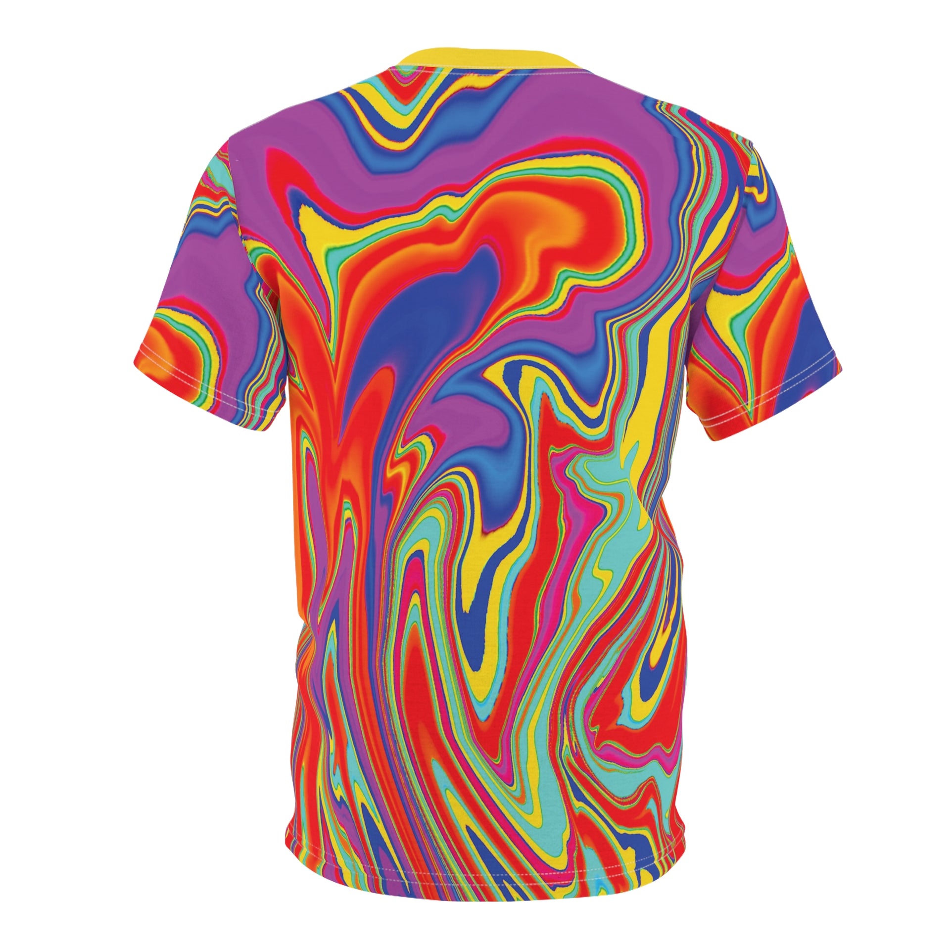 Marble Psychedelic Tee - Unisex Cut & Sew T-Shirt