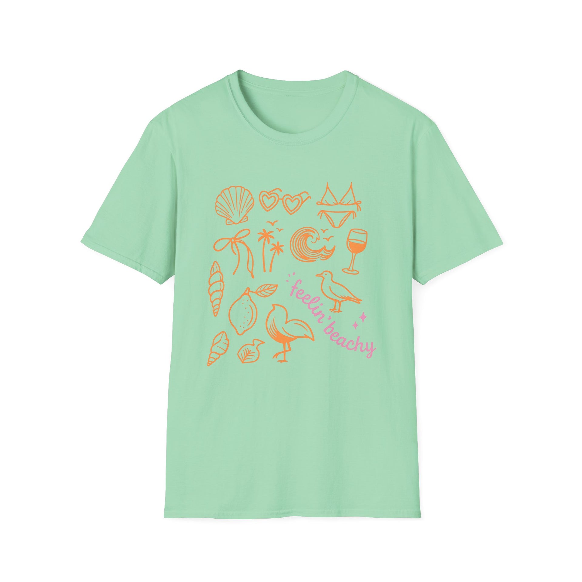 Beach Graphic Tee - Feelin Beachy Shirt
