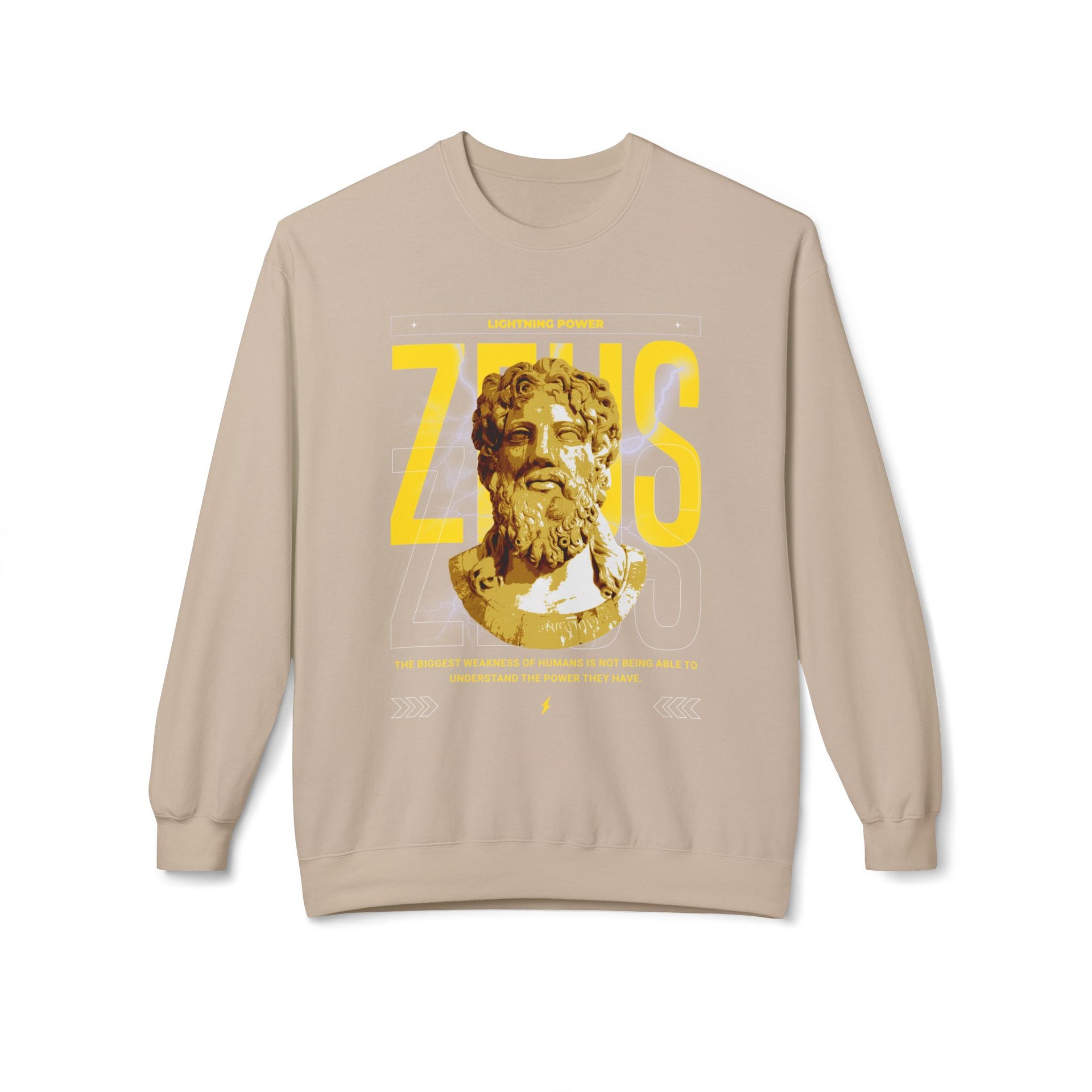 Zeus Lightning Shirt - Mythological Crew