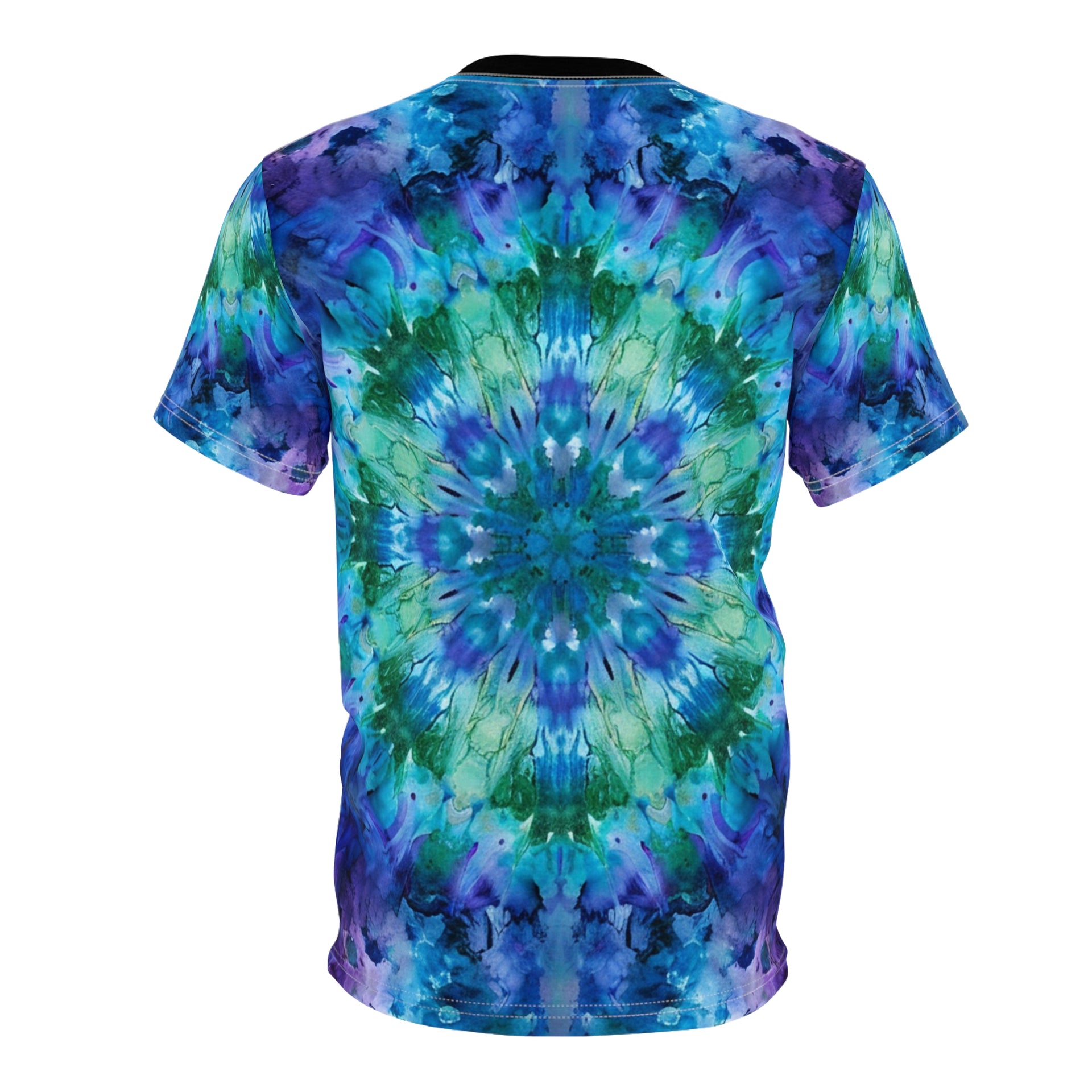Psychedelic Mandala Tee - Unisex Cut & Sew T-Shirt
