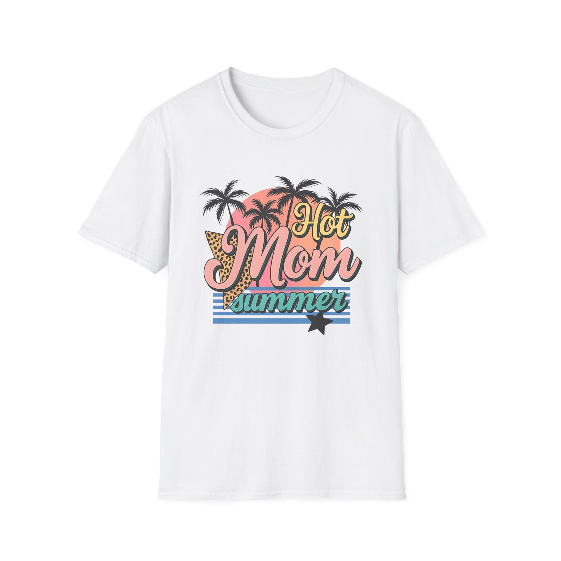 Tropical Retro T-Shirt - Hot Mom Summer Tee