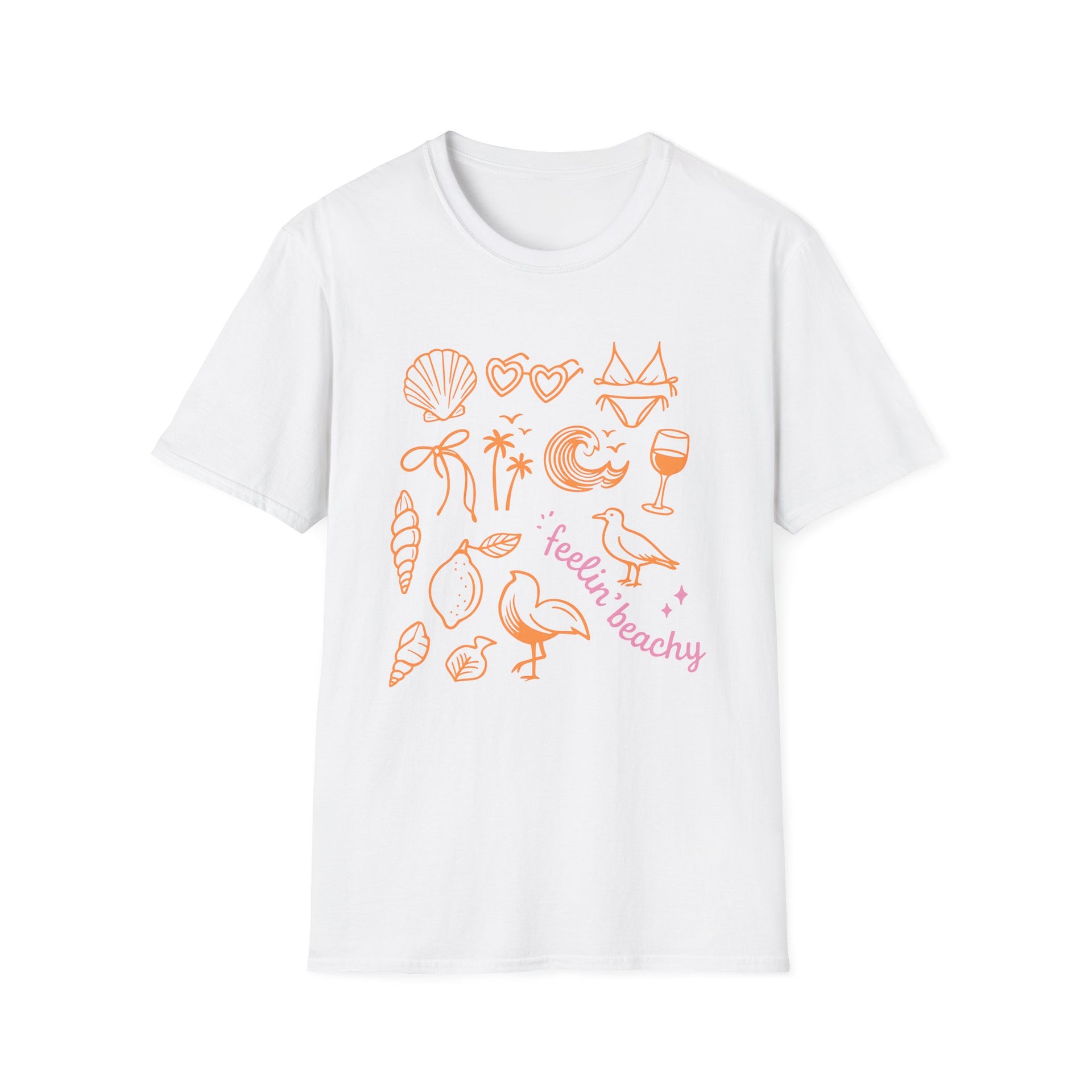 Beach Graphic Tee - Feelin Beachy Shirt