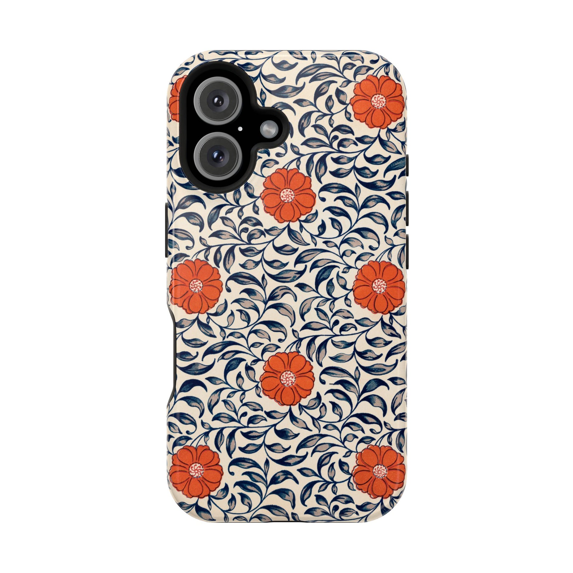 Floral Magnetic Case - iPhone 16 Cover