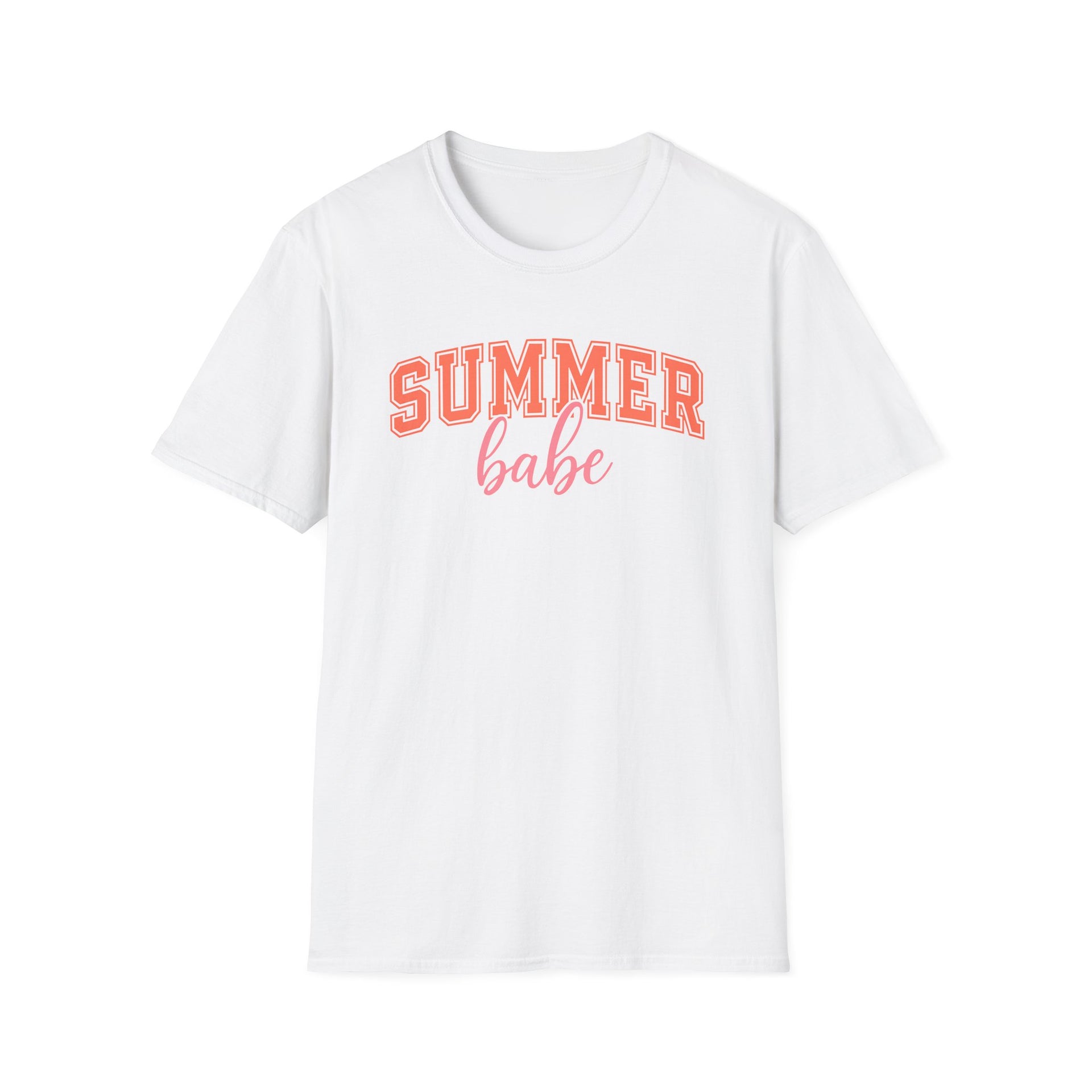 Summer Babe Tee - Varsity Style Shirt