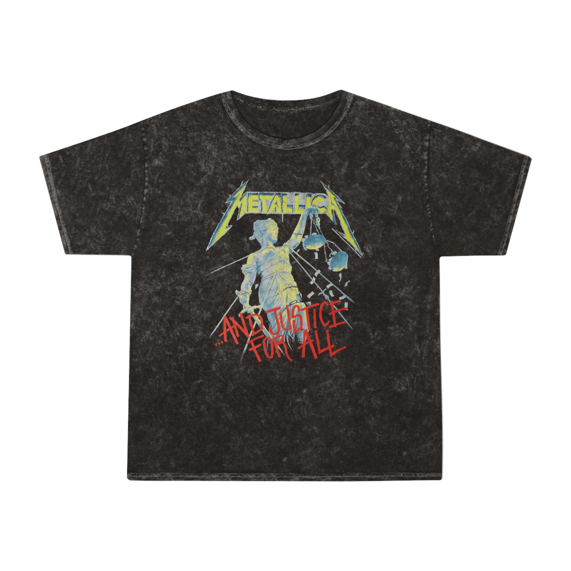 Mineral Wash T-Shirt - Metallica Vintage Tee