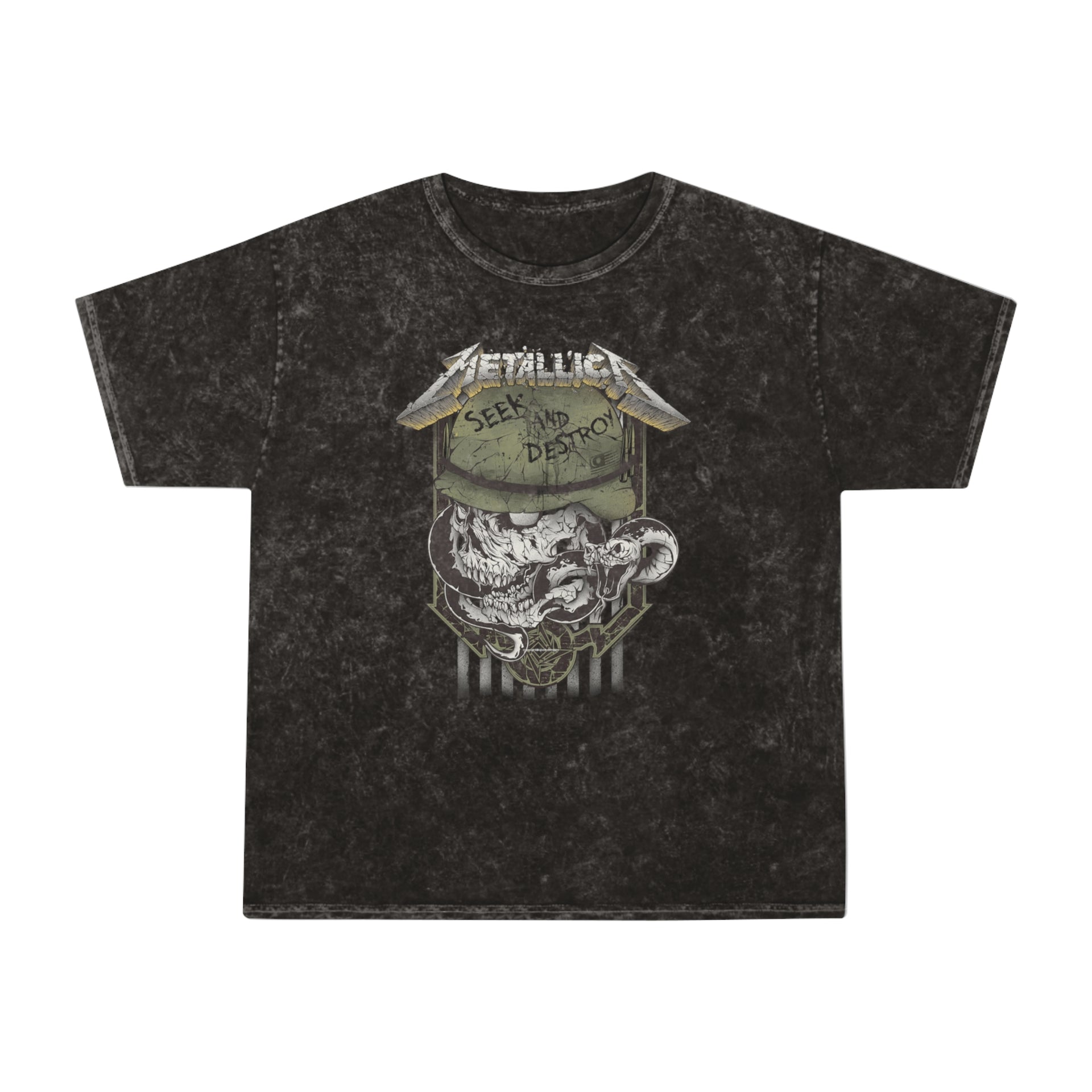 Mineral Wash T-Shirt - Vintage Metallica Tee