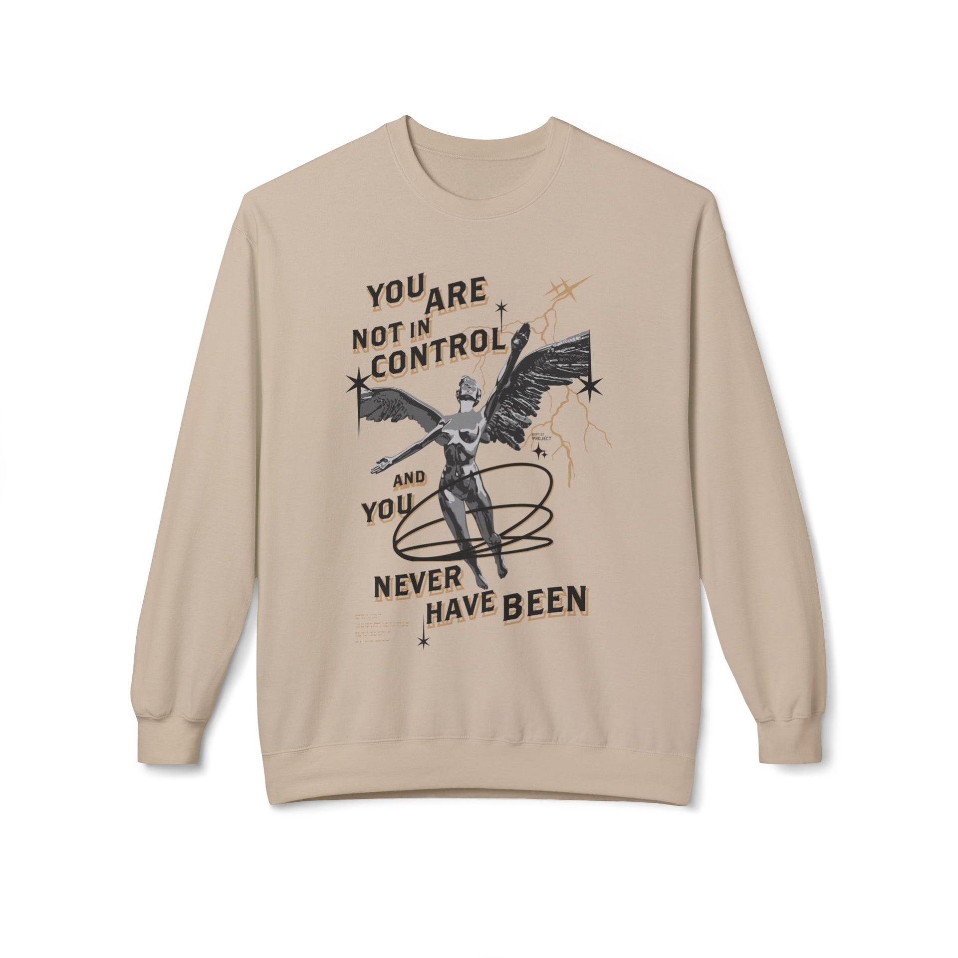 Football Sweatshirt - Grunge Crewneck