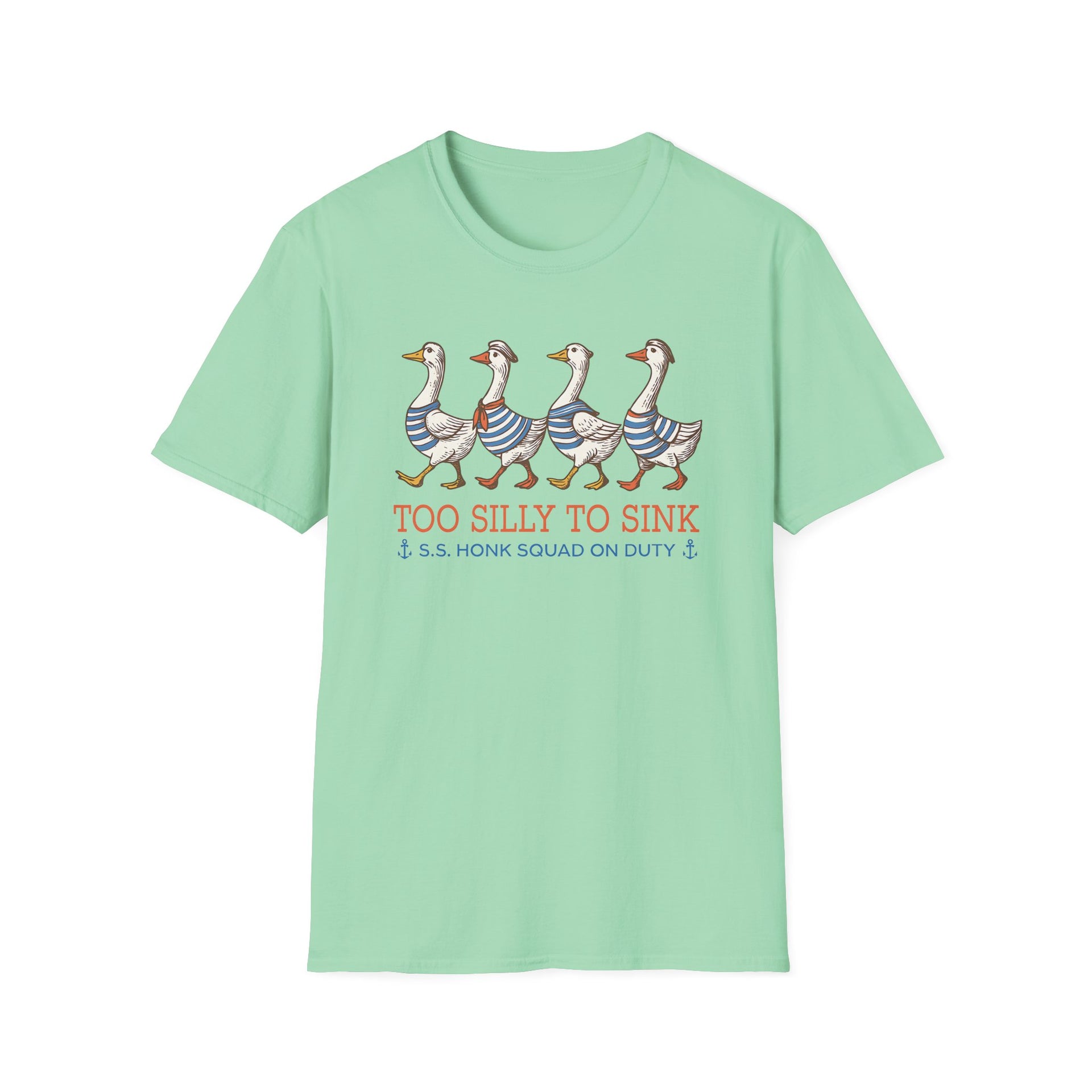 Nautical Duck Tee - Silly Cartoon Shirt