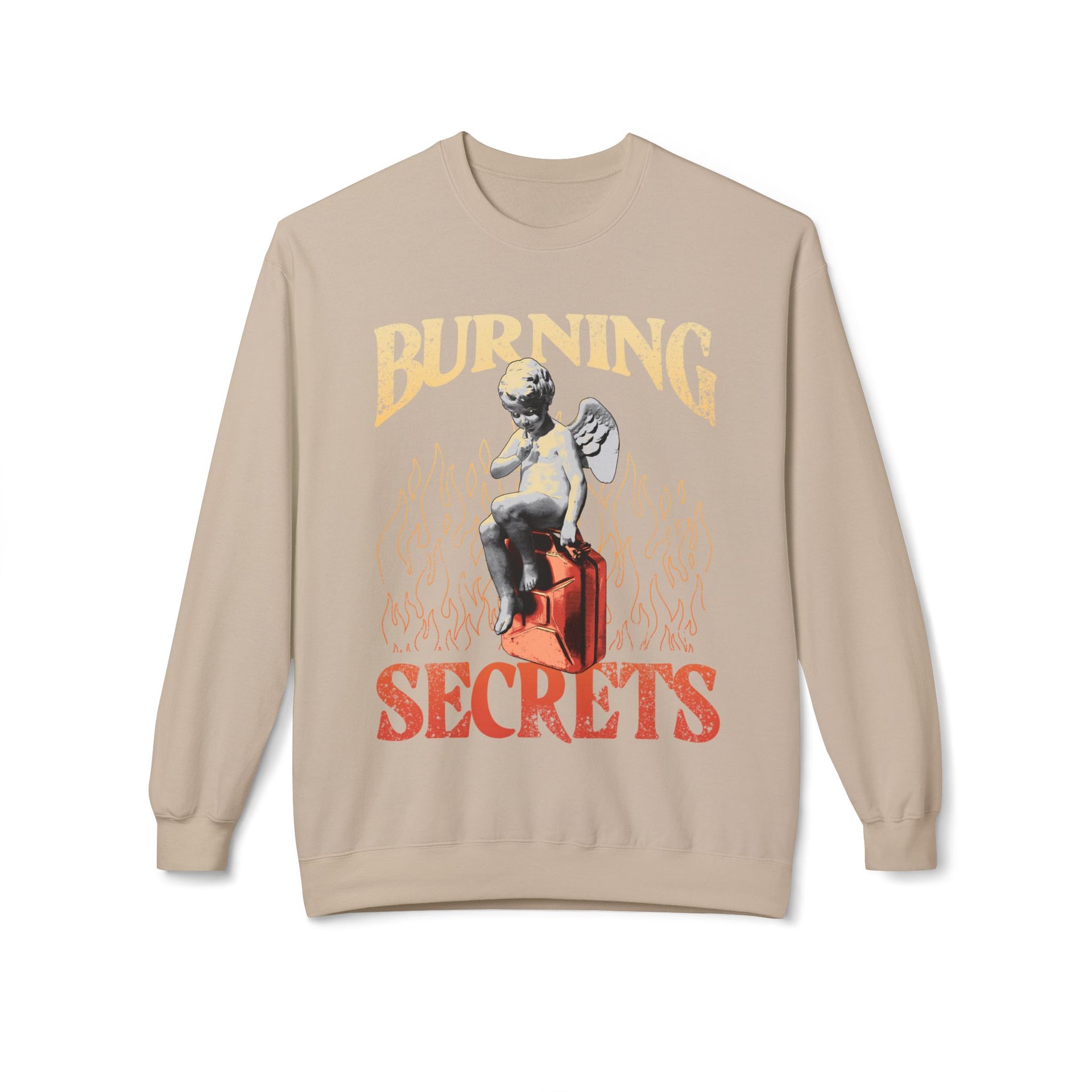 Retro Crewneck Sweatshirt - Burning Secrets Top