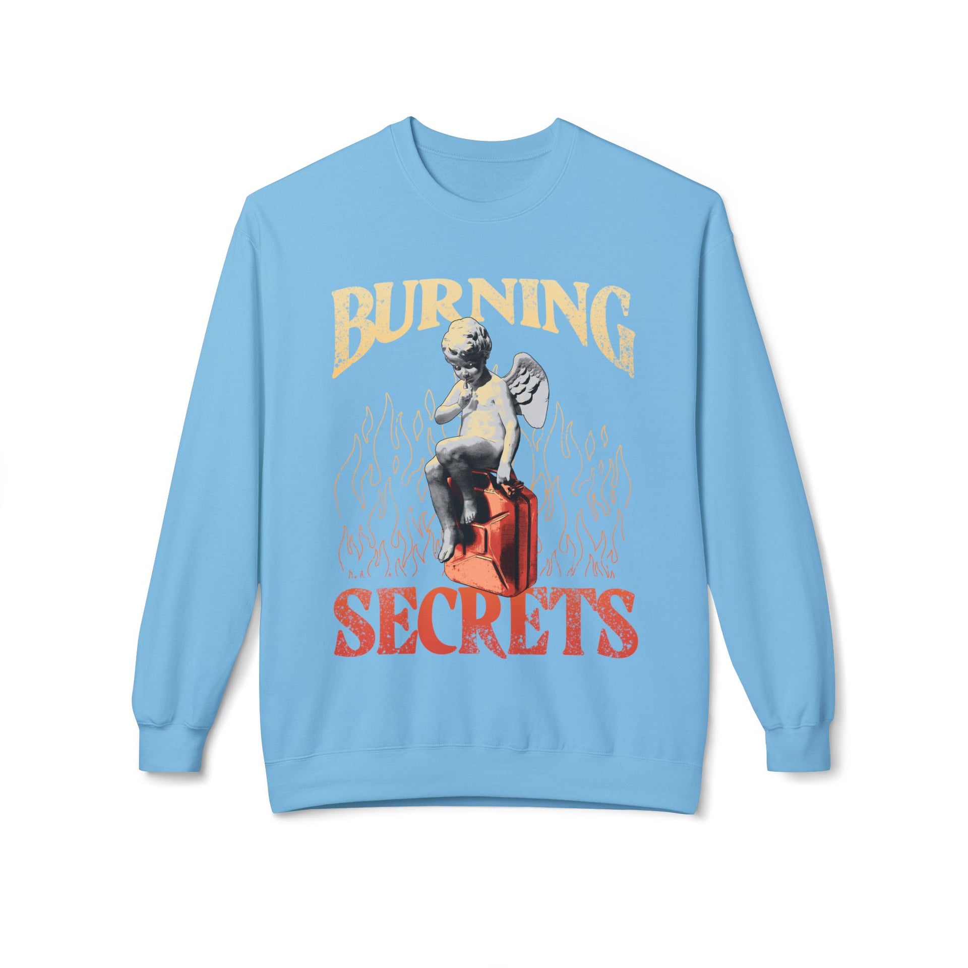 Retro Crewneck Sweatshirt - Burning Secrets Top