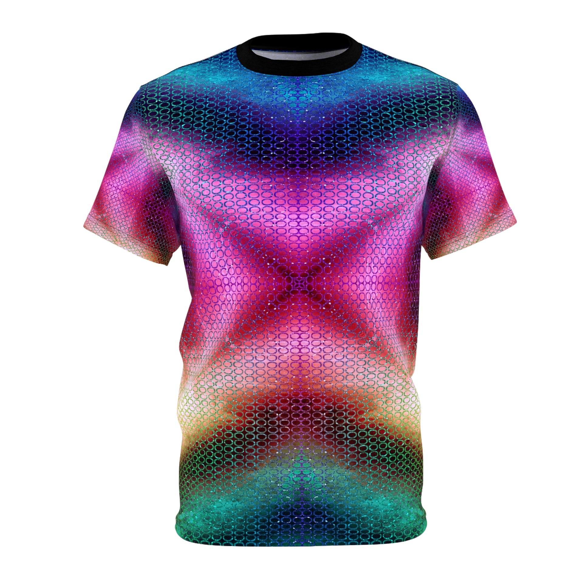 Psychedelic Kaleidoscope Tee - Unisex Cut & Sew T-Shirt
