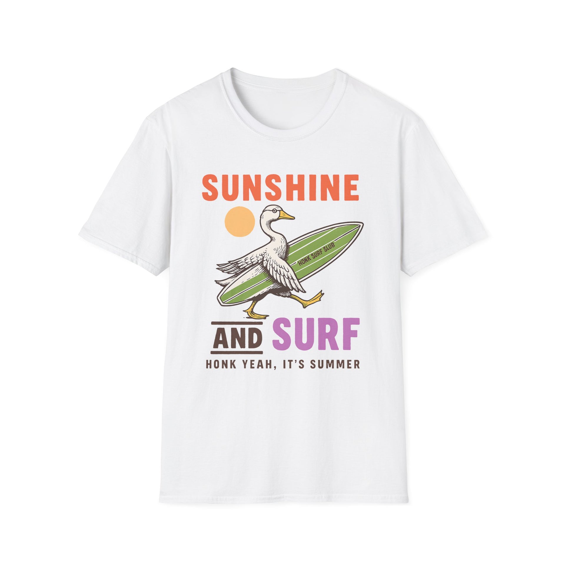 Tropical Surf Tee - Summer Duck Shirt