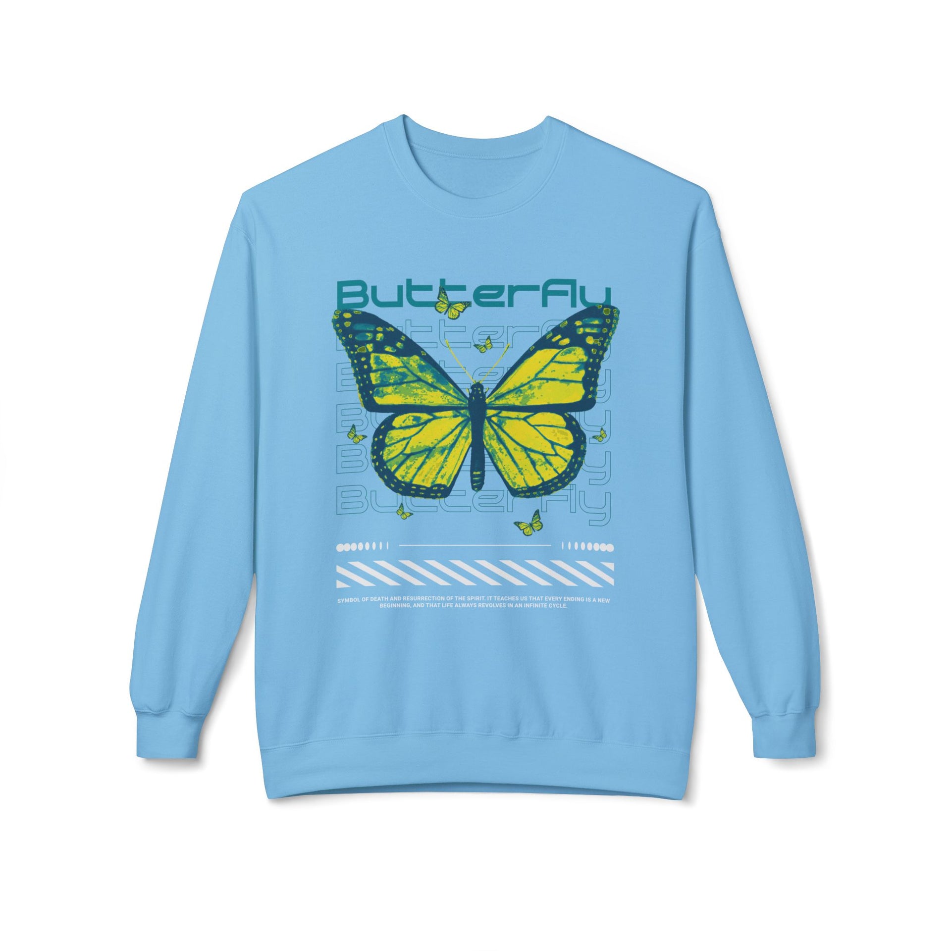 Butterfly Crewneck - Natural Sweatshirt