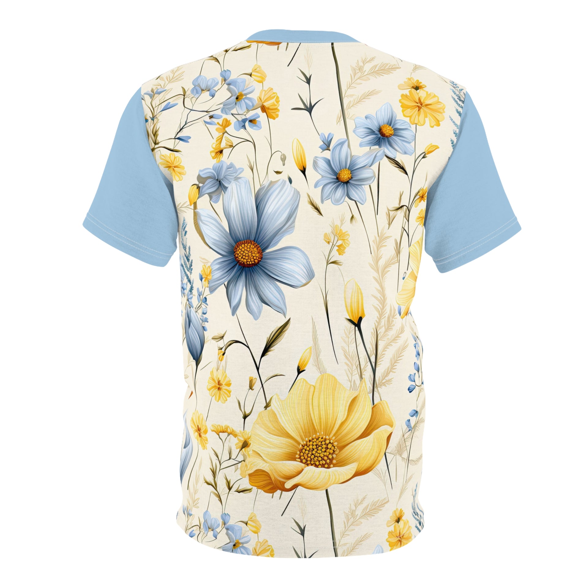 Wild Florals Unisex Tee - Cut & Sew T-Shirt
