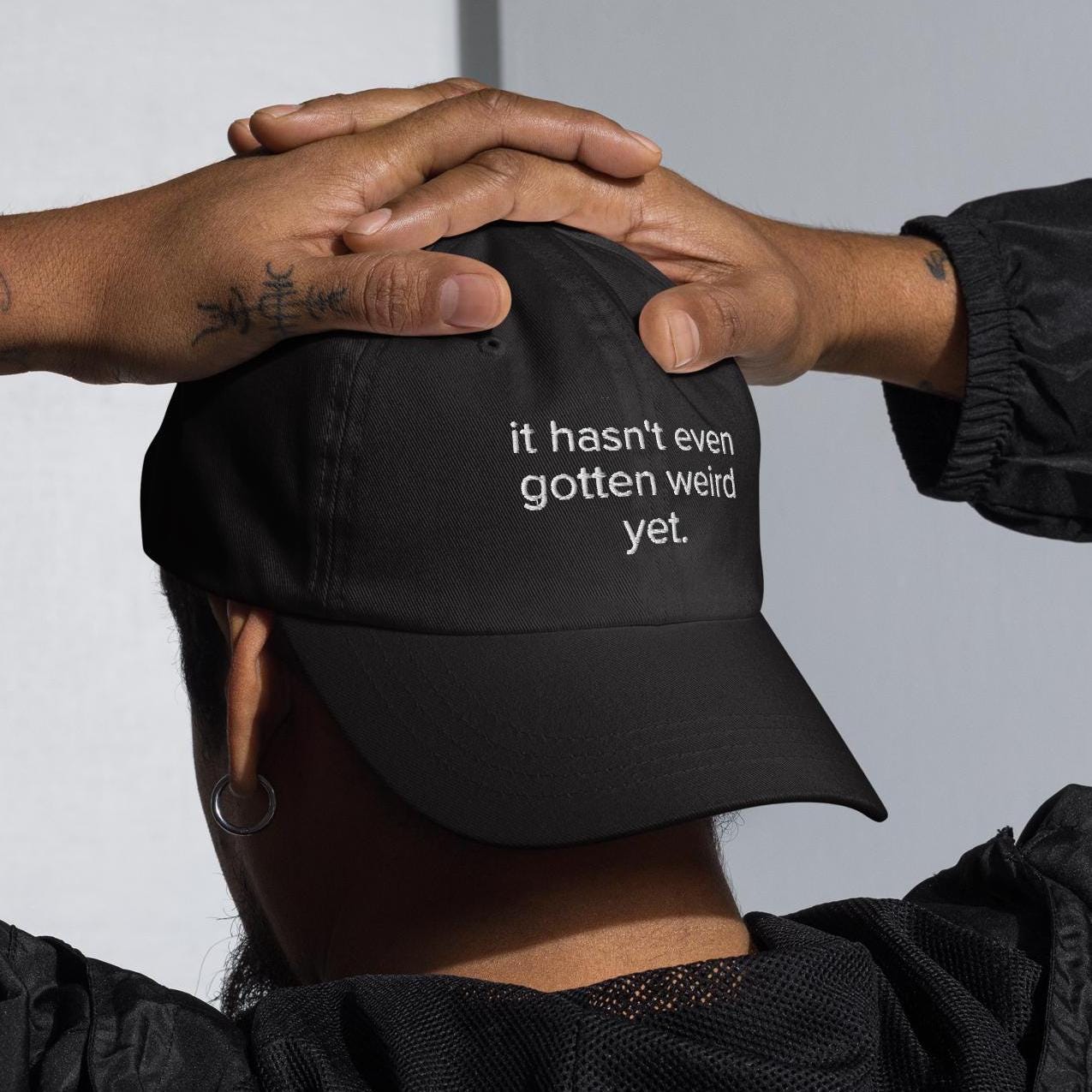 Embroidered Dad Hat: Funny Antisocial Gift, Adjustable Summer Hat