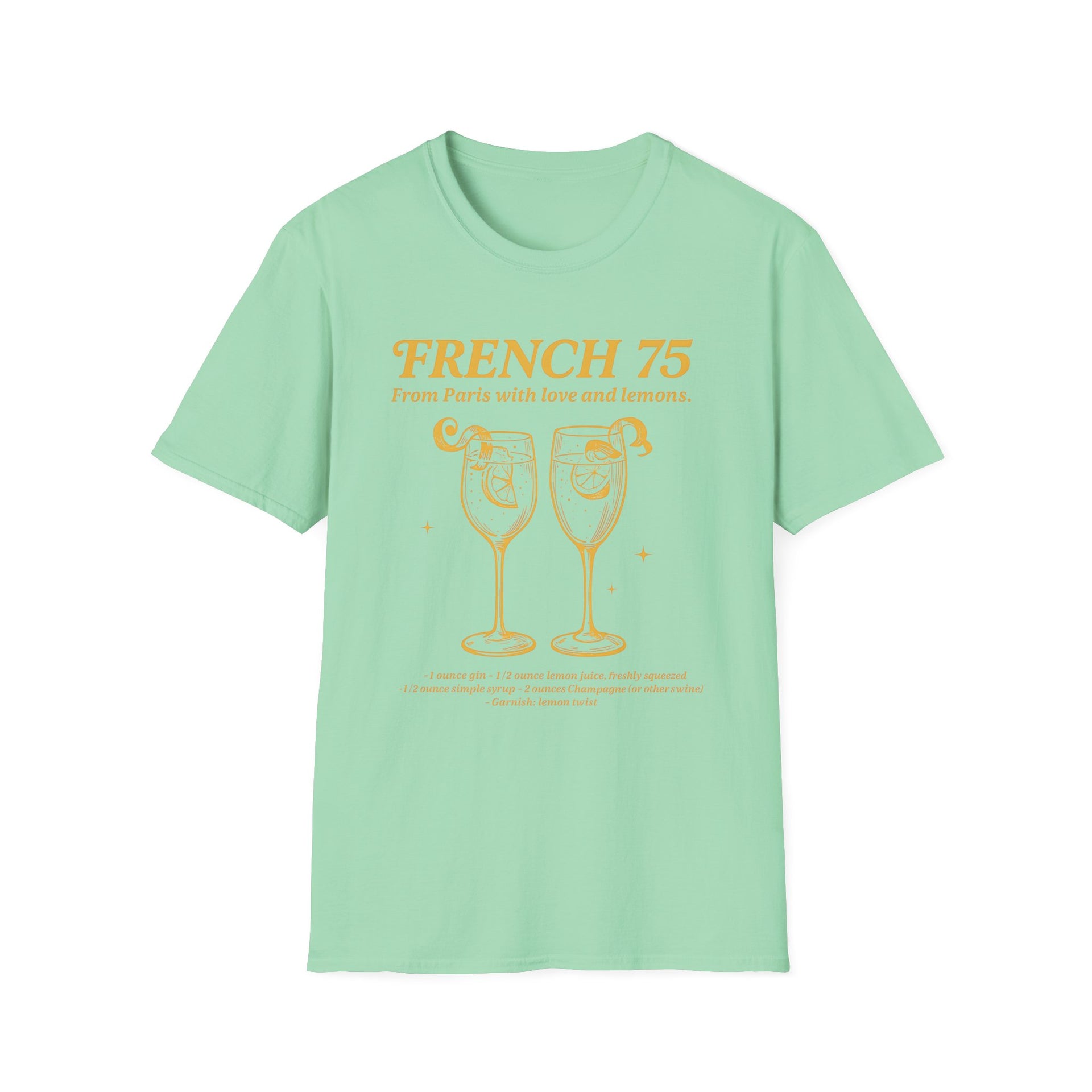 Vintage Womens Tee - French 75 Shirt