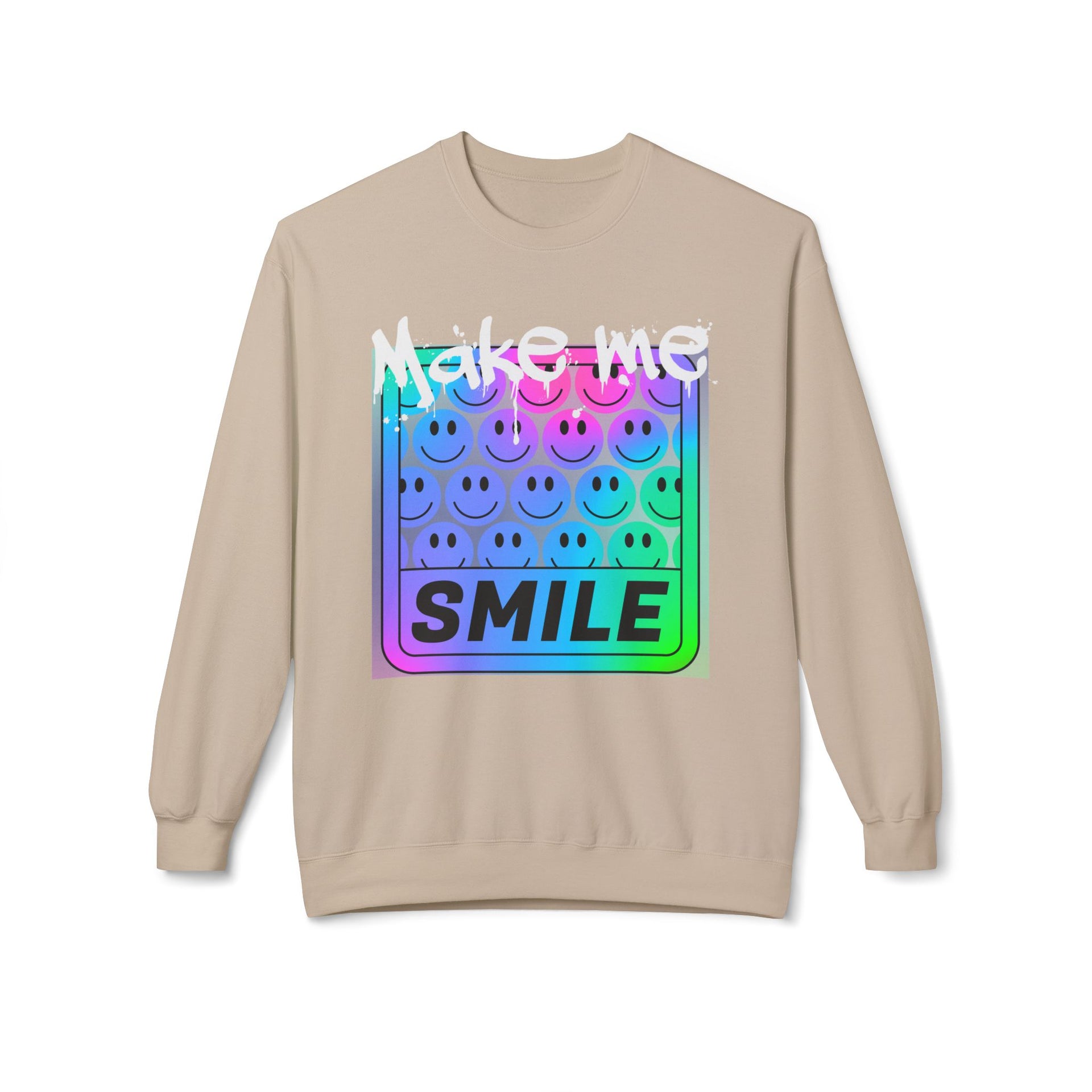 Playful Crewneck Sweatshirt - Make Me Smile Top