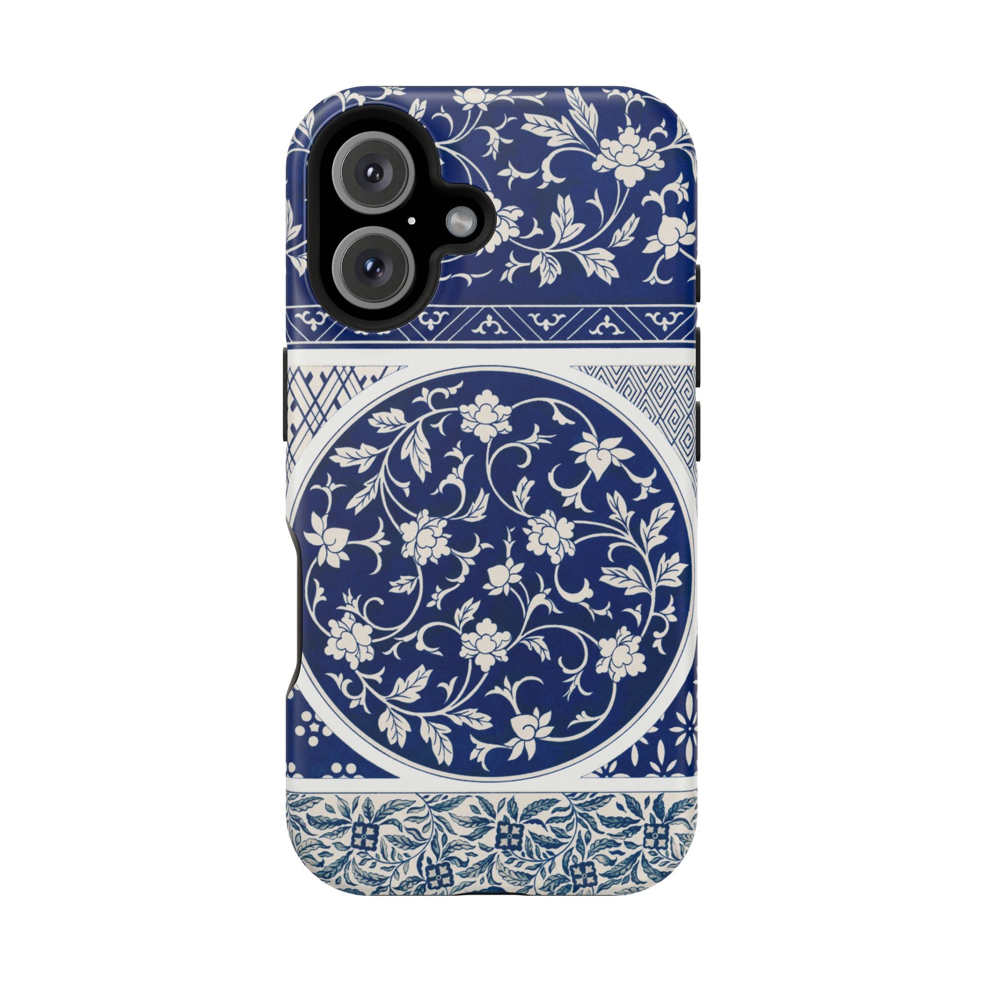 Traditional Chinese iPhone Case - Blue White Floral Case