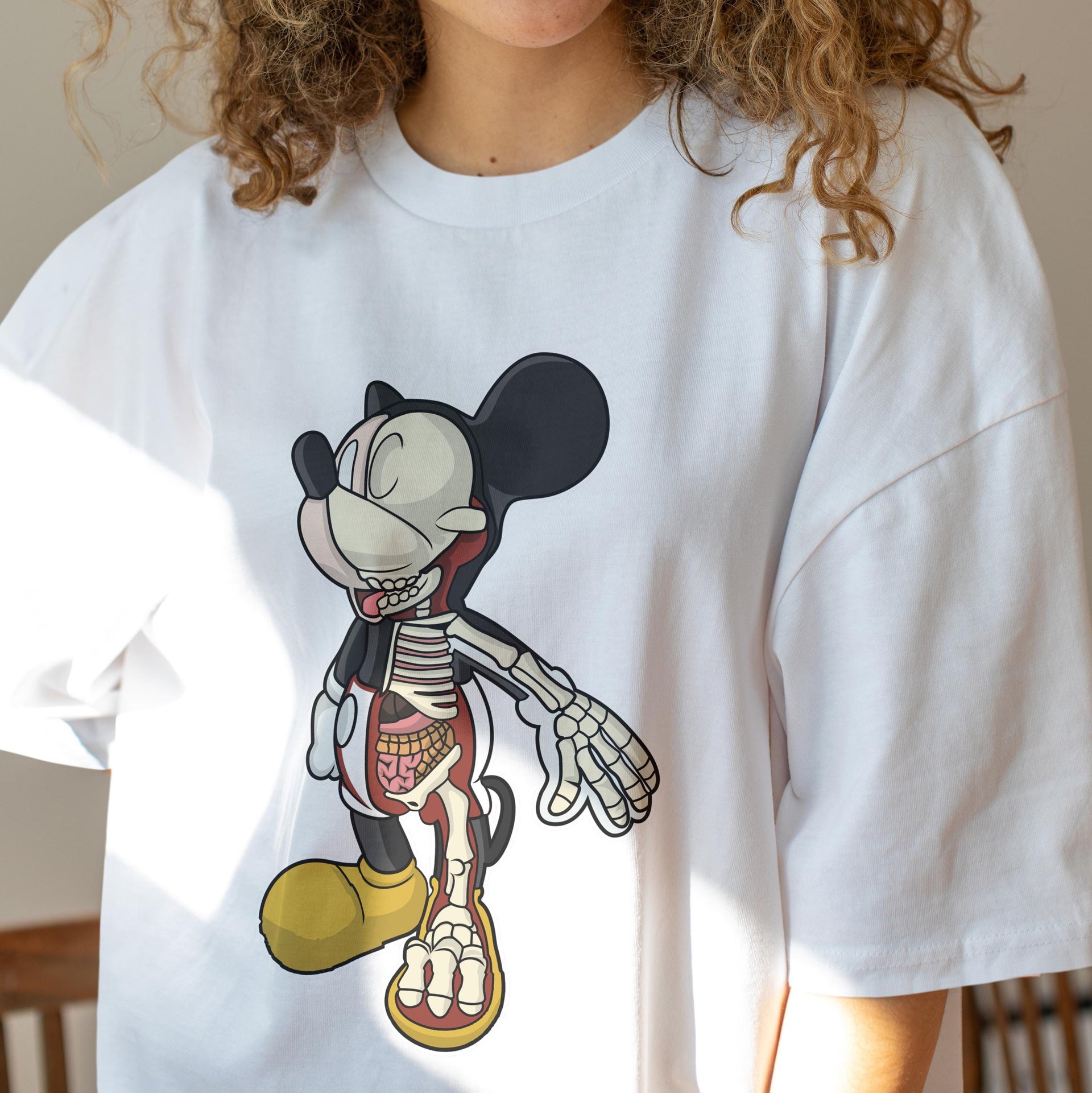 Mickey Mouse Skeleton Halloween T-Shirt for Kids Toddlers
