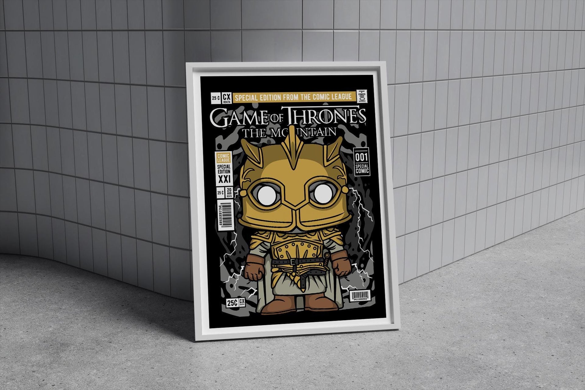Framed Poster - Game of Thrones Parody Comic Cover