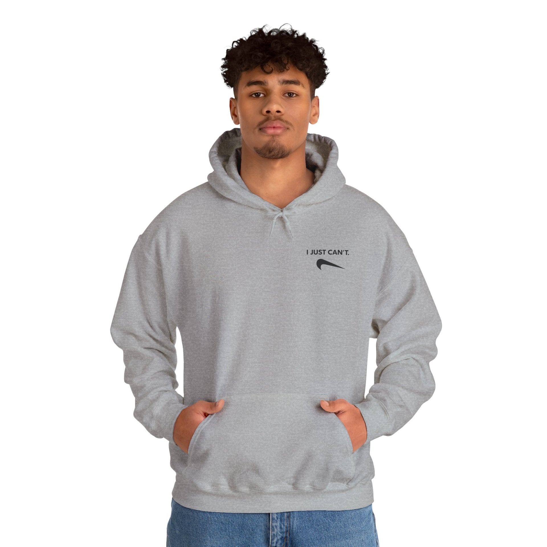Men's Hoodie - I Just Can't