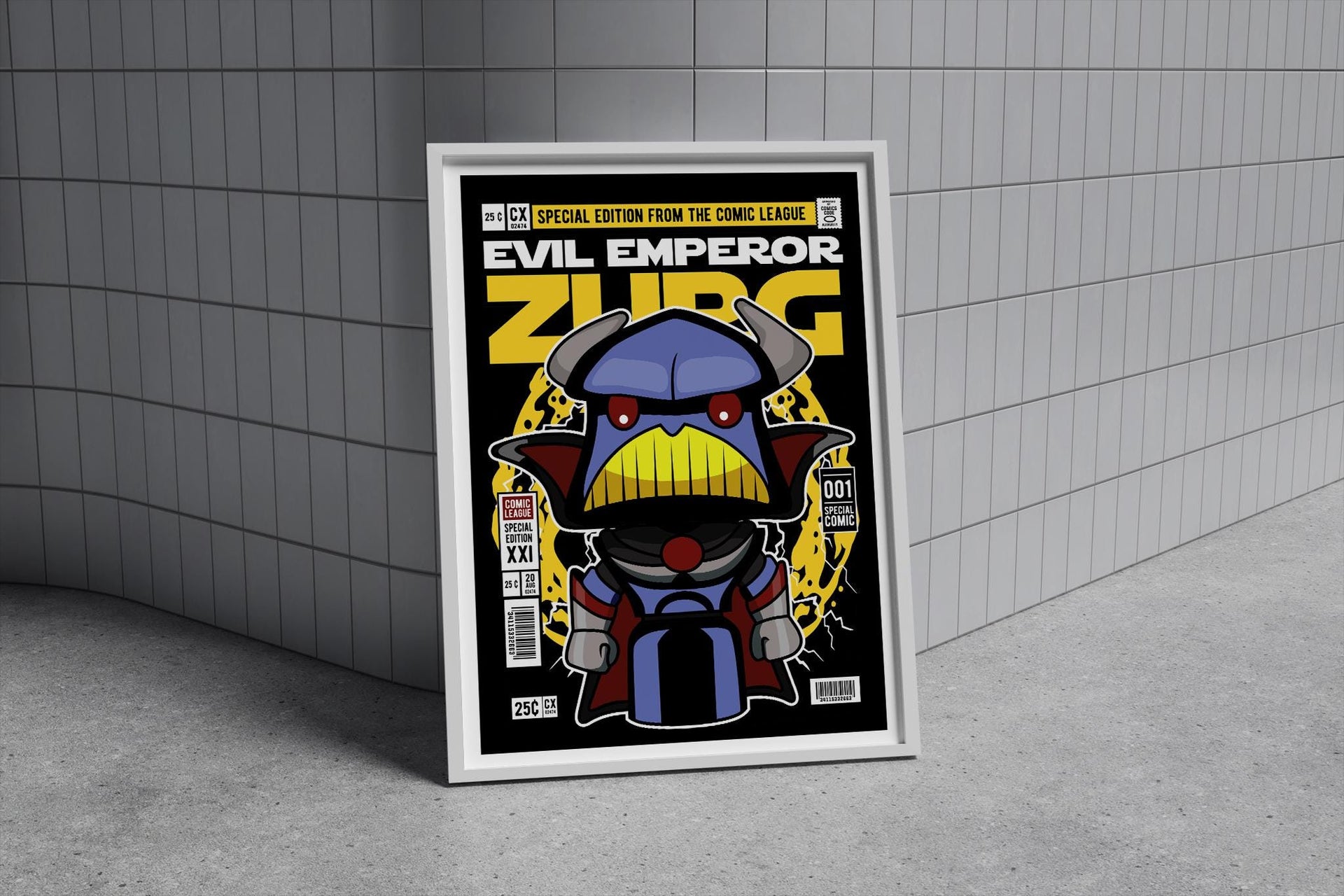 Framed Poster - Zurg Parody Comic Cover