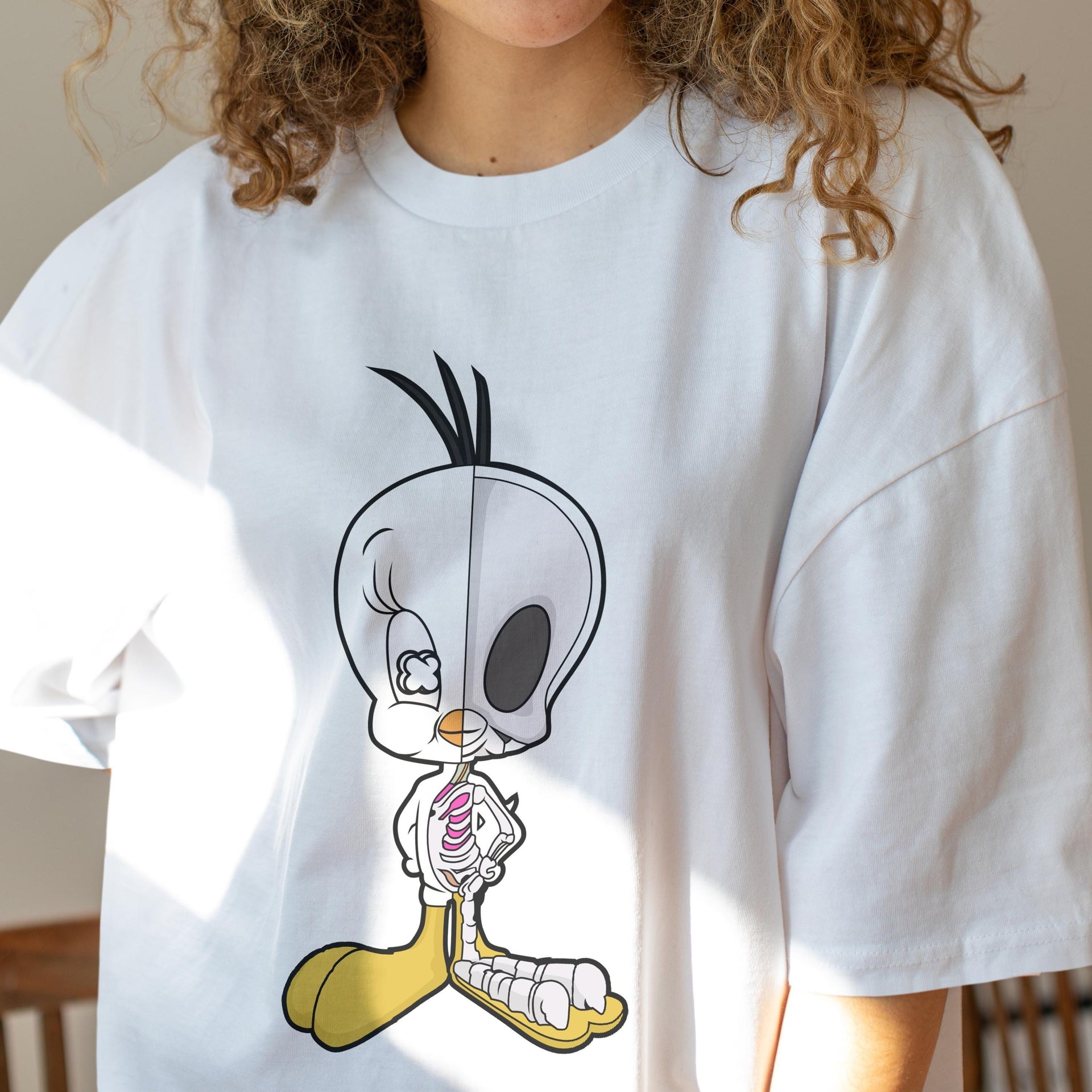 Tweety Anatomical Cartoon – Kids & Toddlers T-Shirt