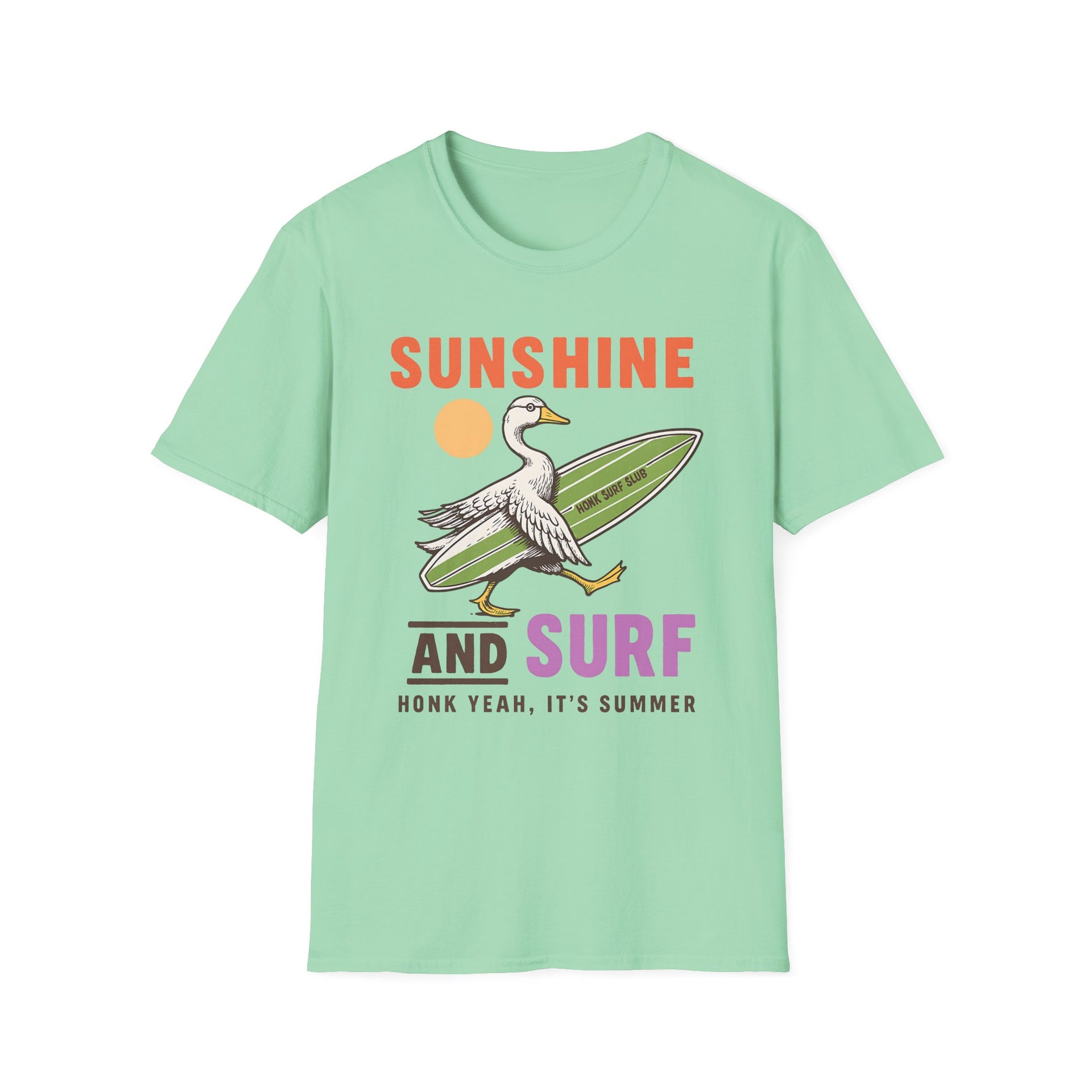 Tropical Surf Tee - Summer Duck Shirt