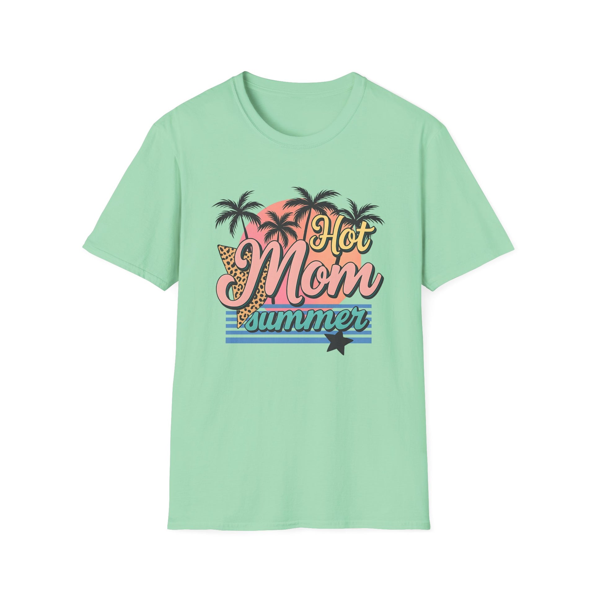 Tropical Retro T-Shirt - Hot Mom Summer Tee