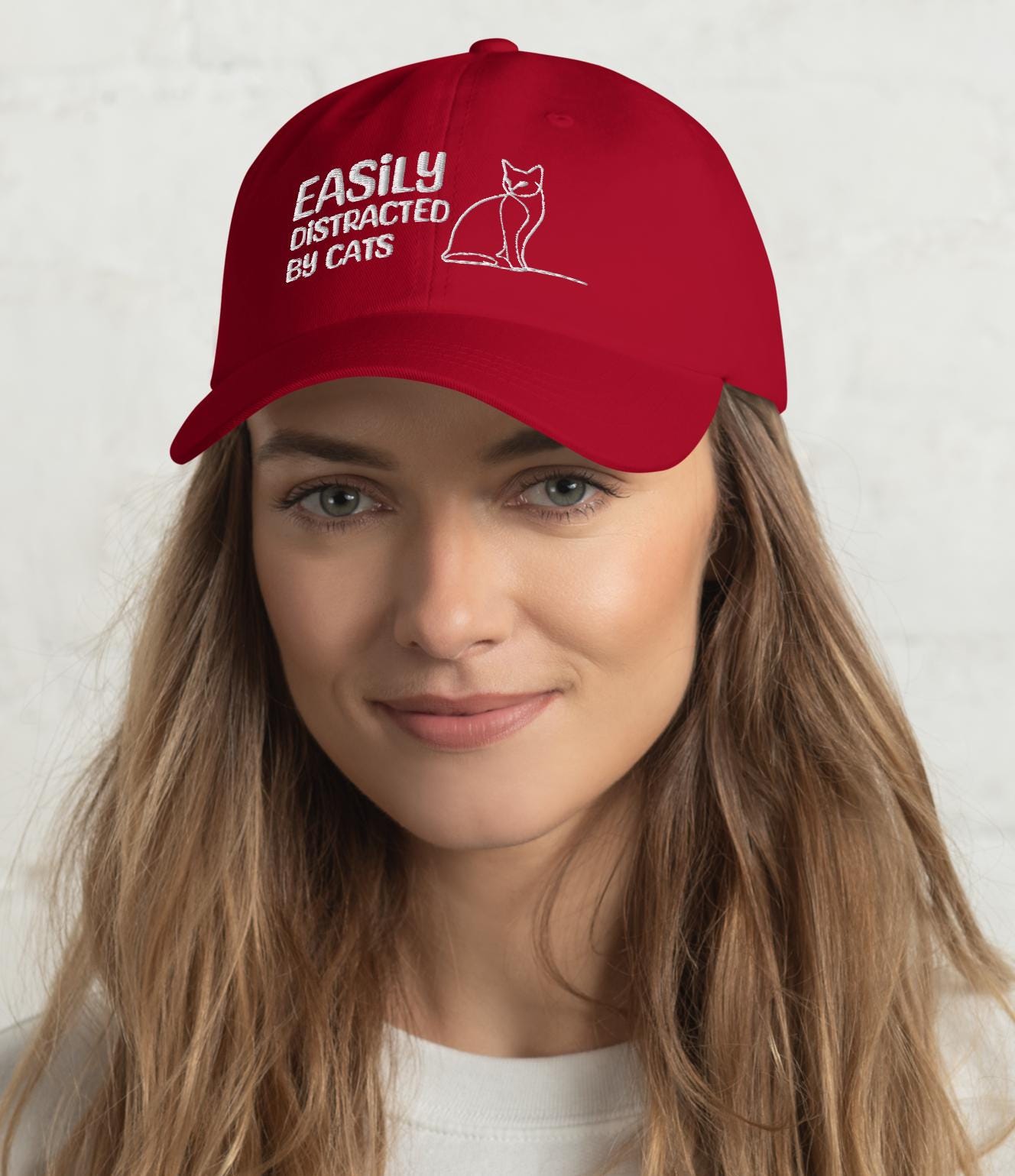 Embroidered Cat Dad Hat: Funny Pet Lover Gift