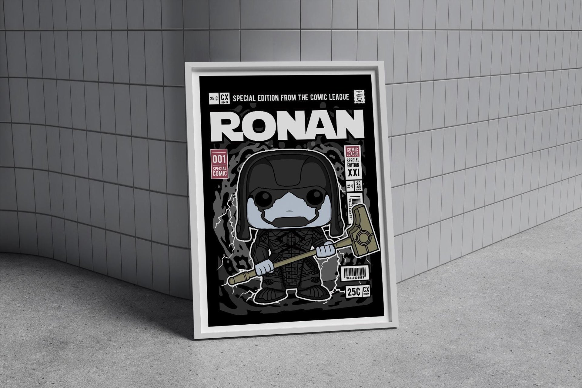 Framed Poster - Ronan Parody Comic Cover