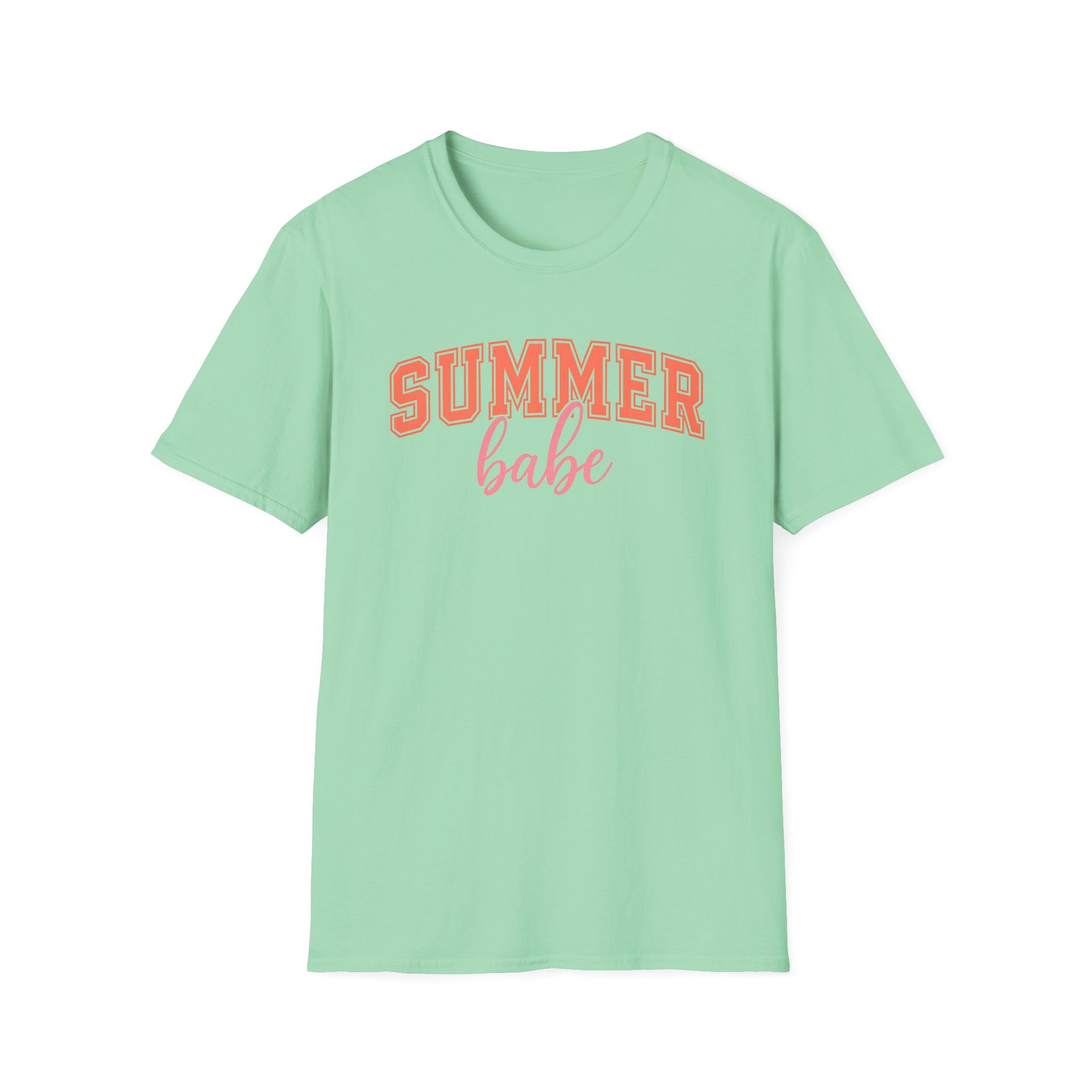 Summer Babe Tee - Varsity Style Shirt
