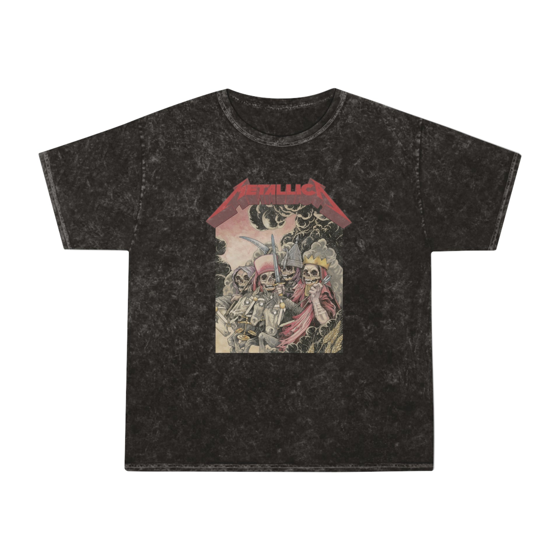 Mineral Wash T-Shirt - Metallica Vintage Tee