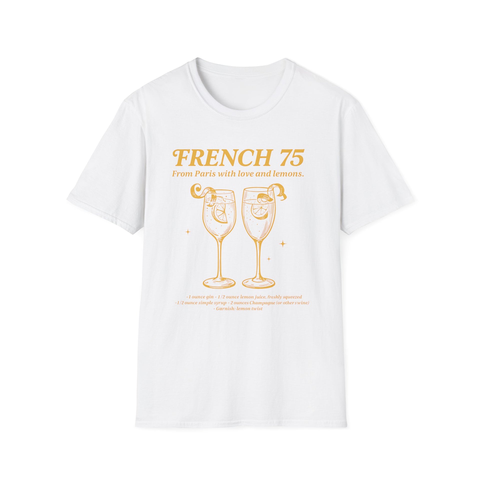 Vintage Womens Tee - French 75 Shirt