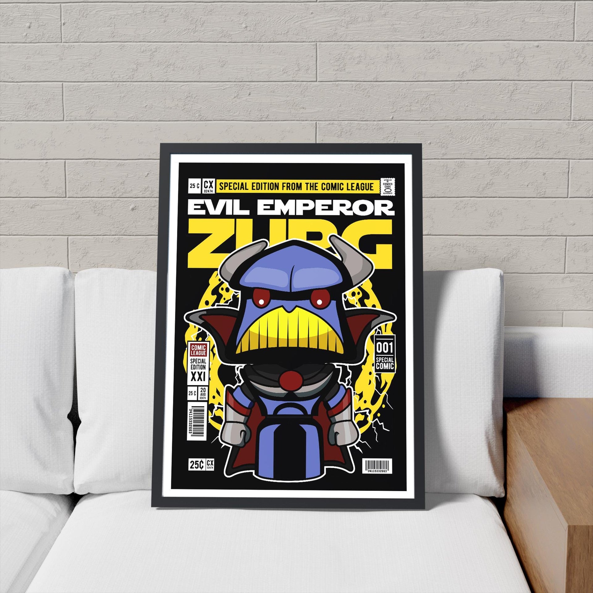 Framed Poster - Zurg Parody Comic Cover