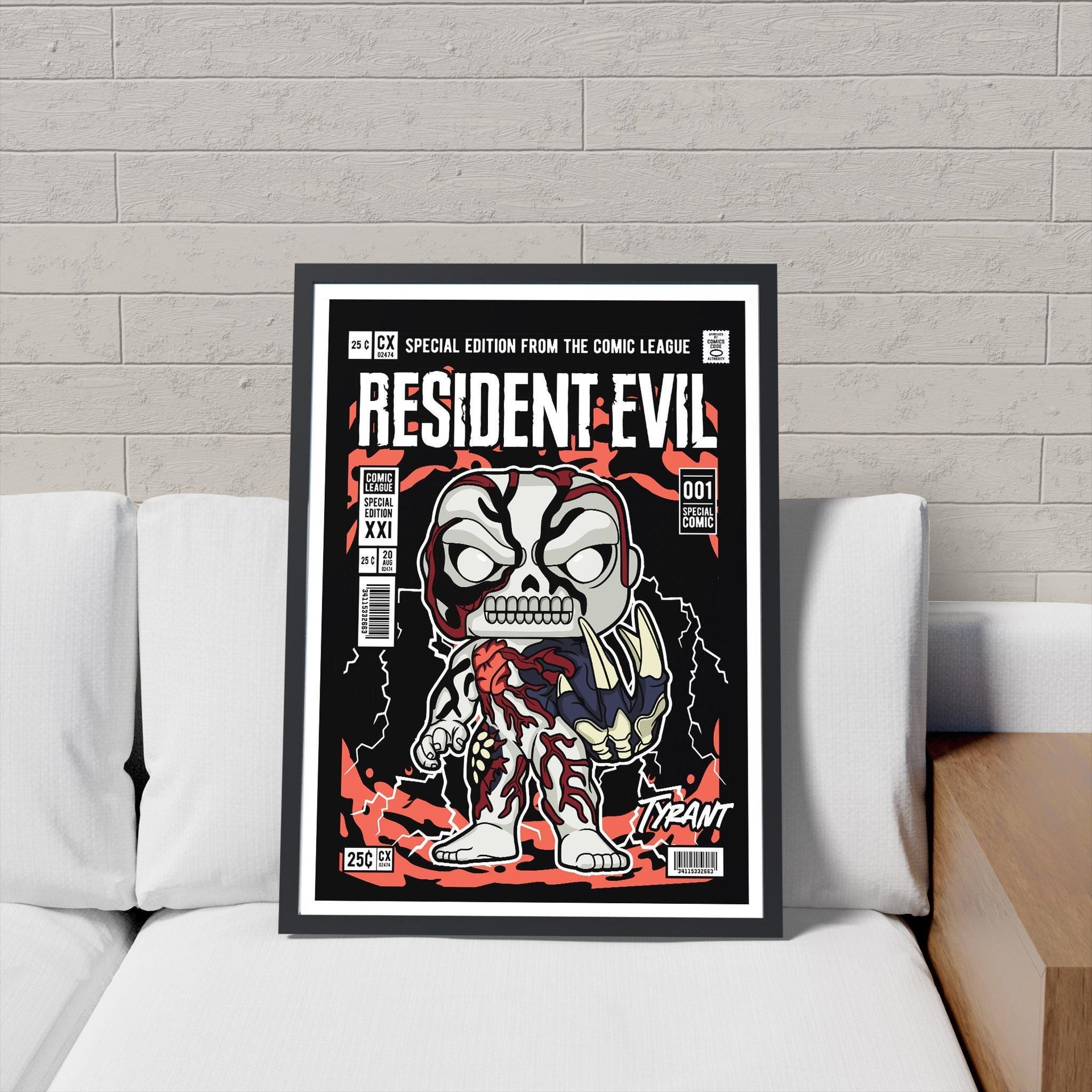 Framed Poster - Resident Evil Parody Comic Cover