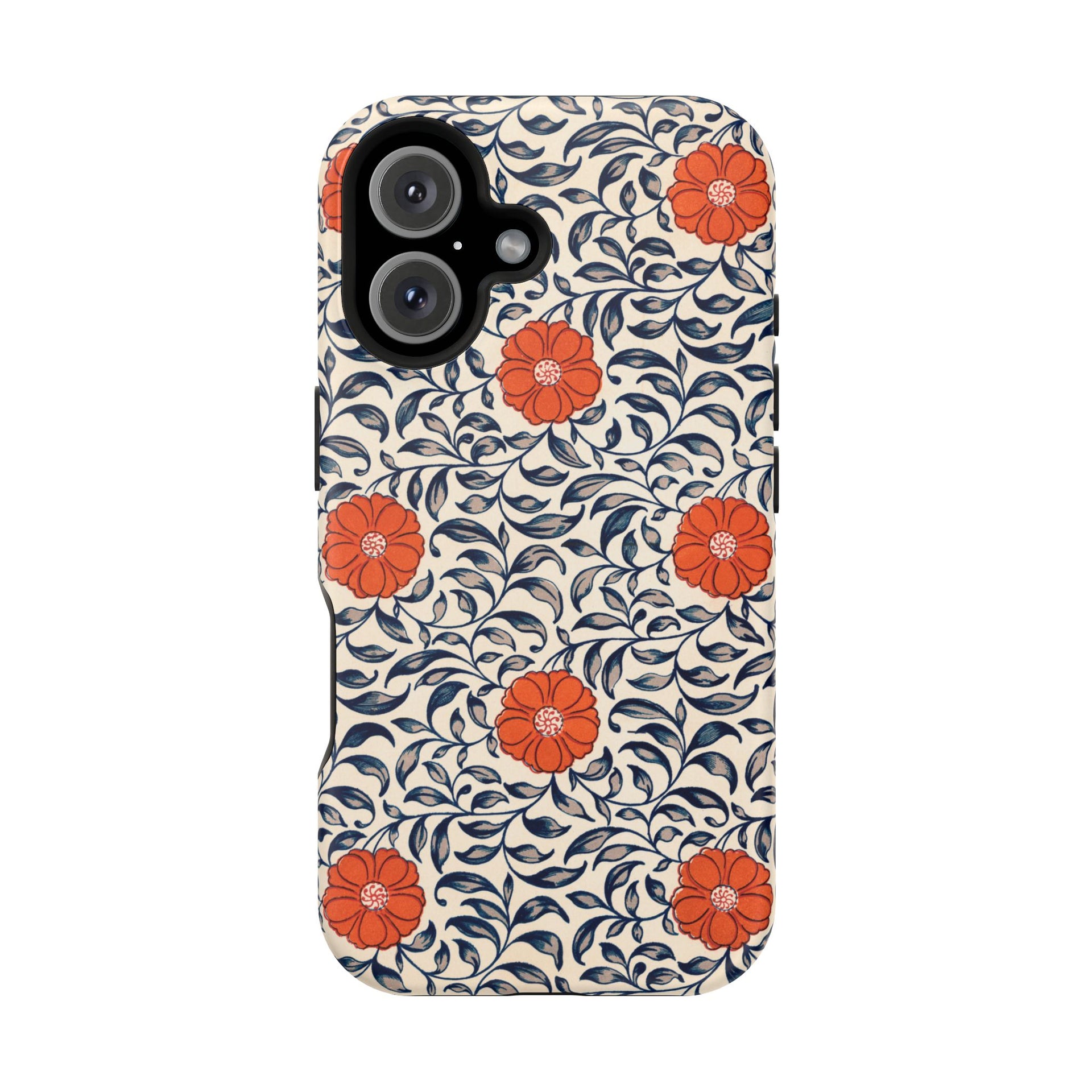 Floral Magnetic Case - iPhone 16 Cover
