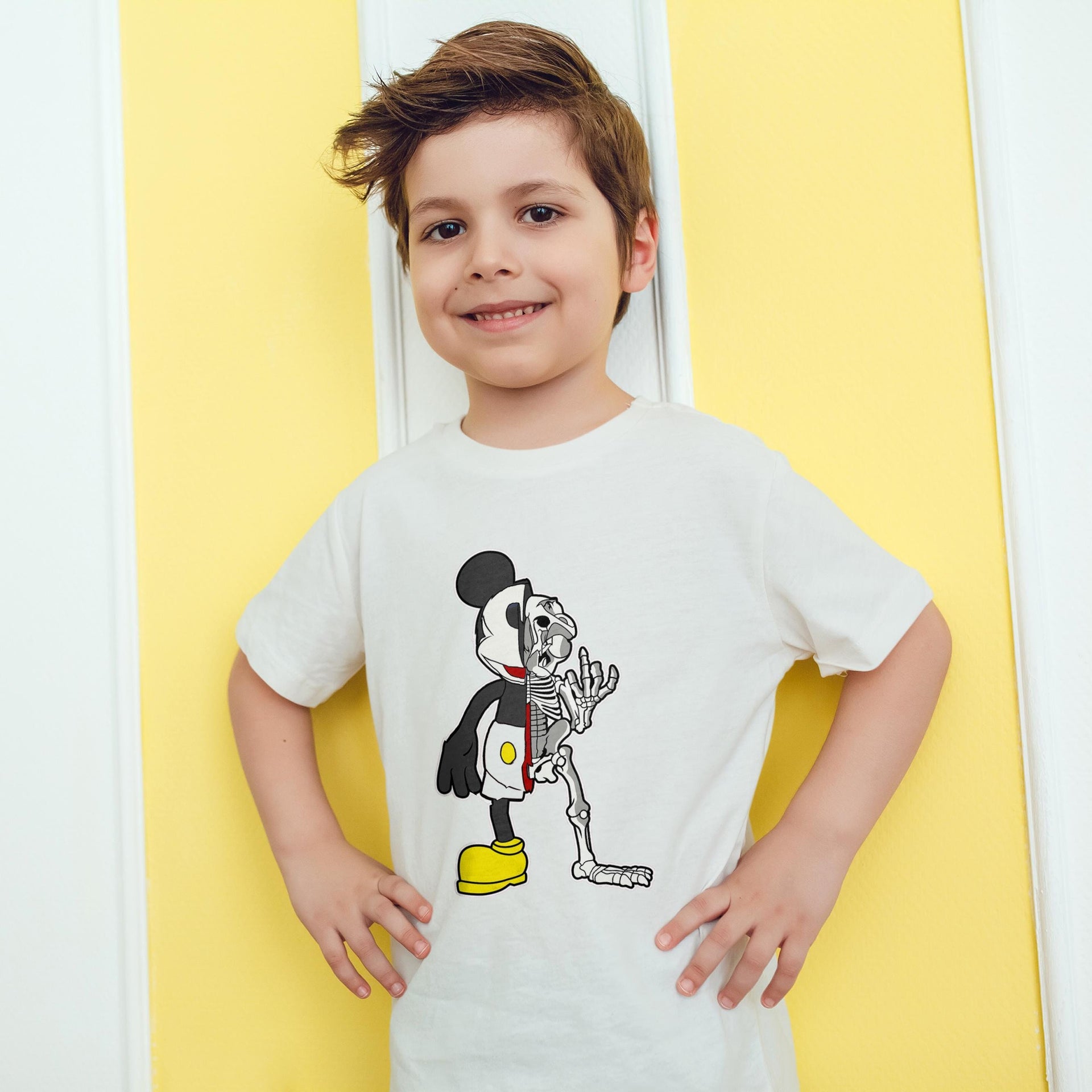 Mickey Mouse Anatomy – Kids & Toddlers T-Shirt