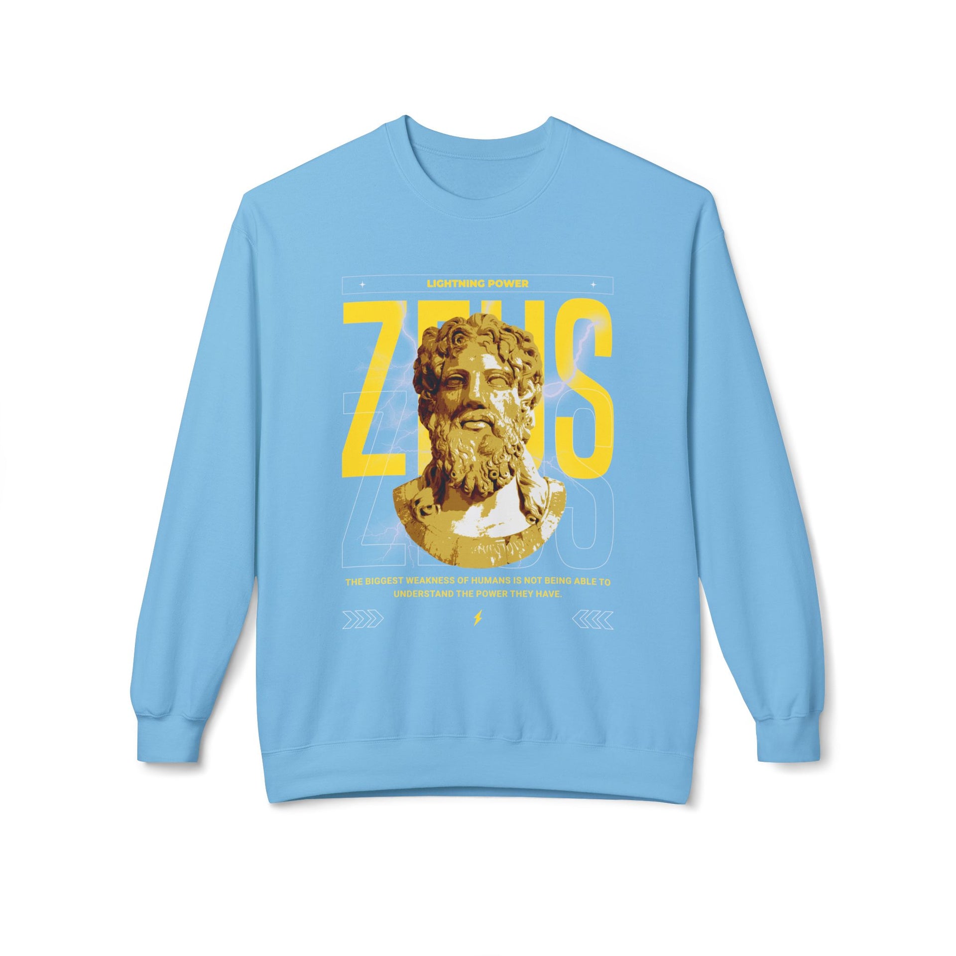 Zeus Lightning Shirt - Mythological Crew