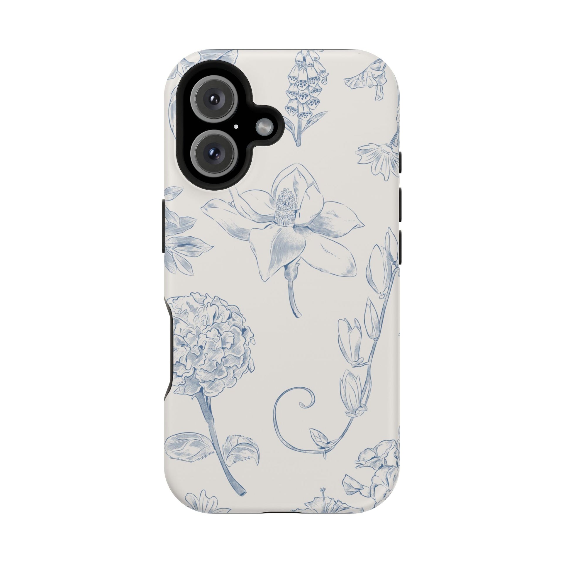 Vintage iPhone Case - Magnetic Floral Cover