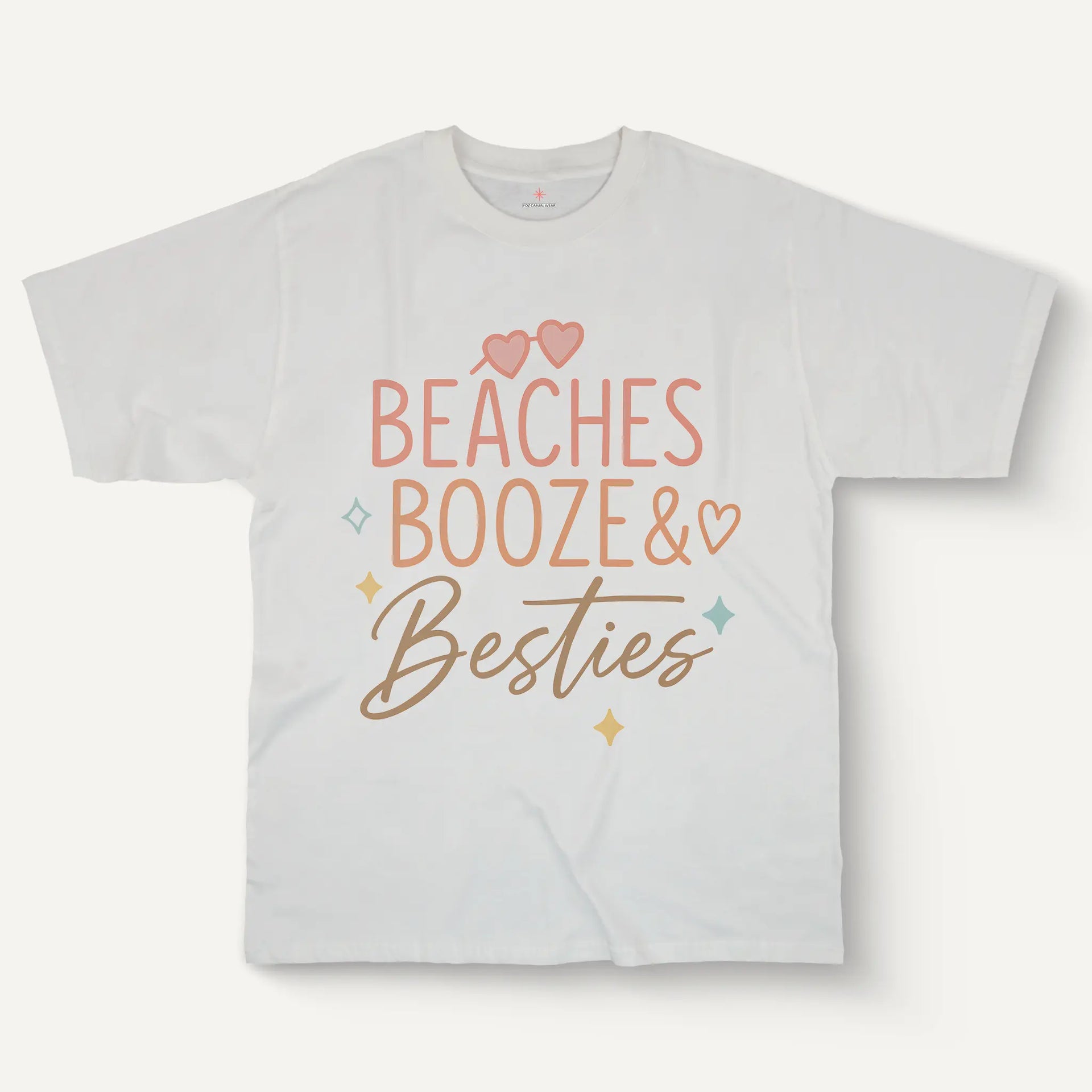 Beaches Booze Besties Tee – Women’s Softline