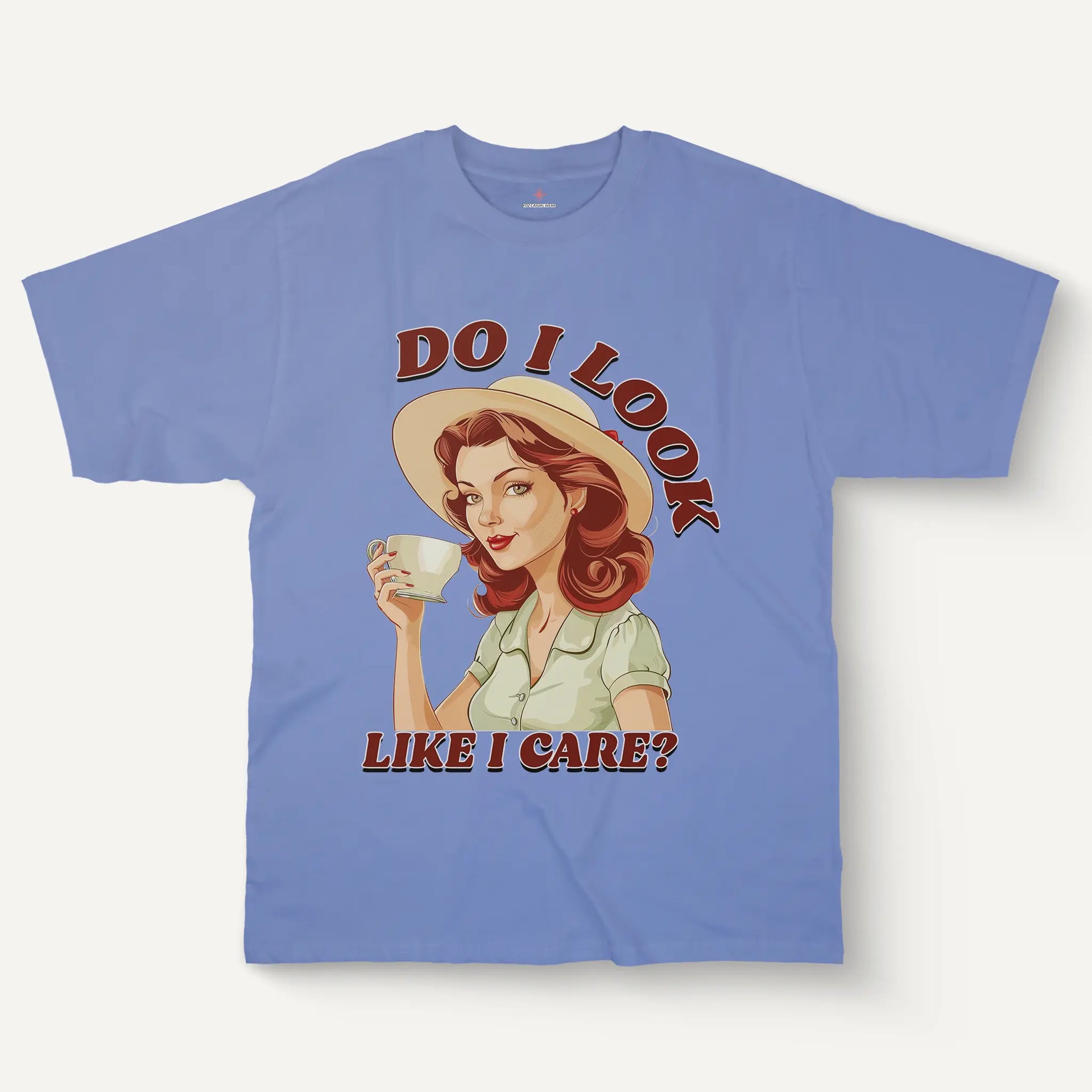 Do I Look Like I Care Tee – Cotton Women’s