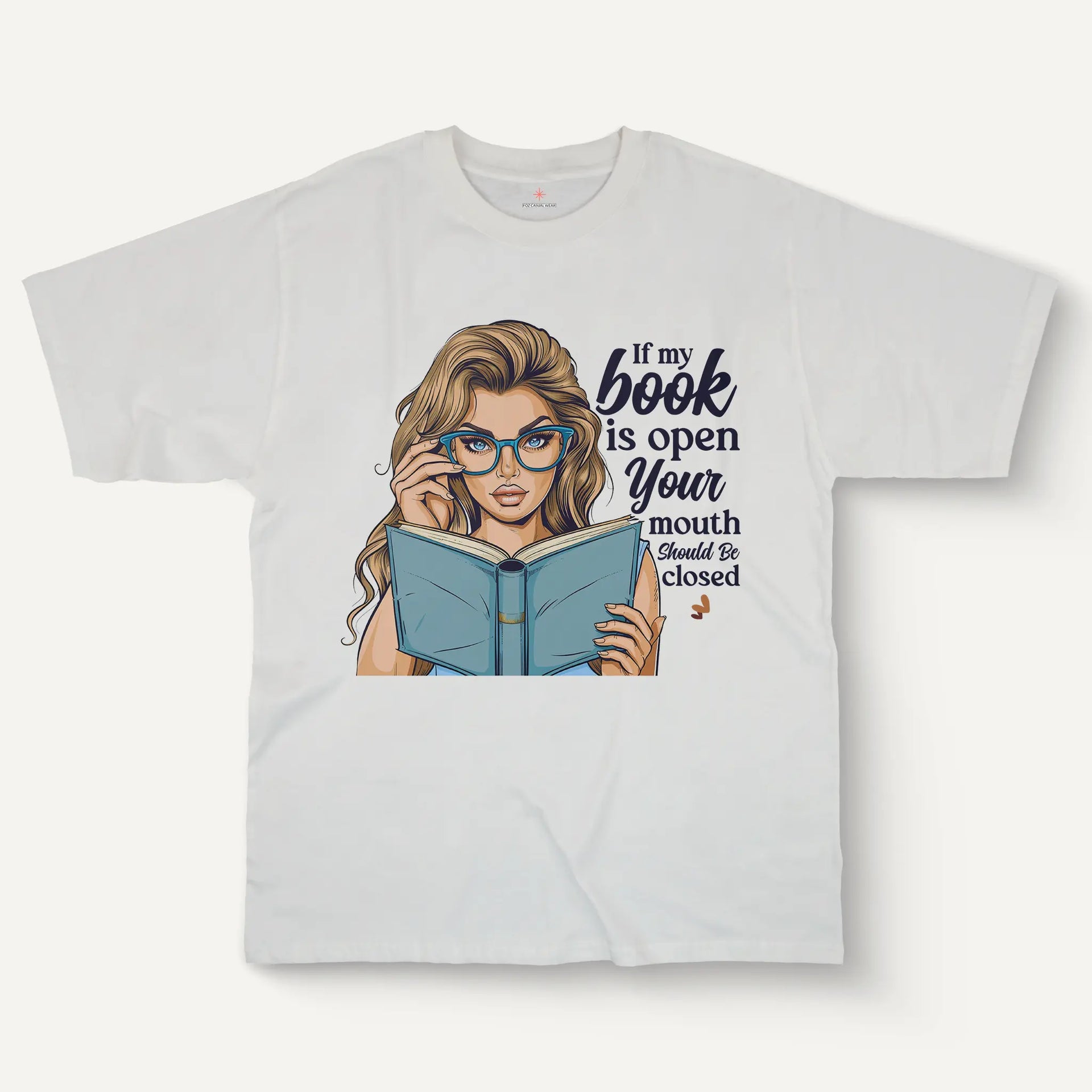 If My Book Is Open Tee – Women’s Style