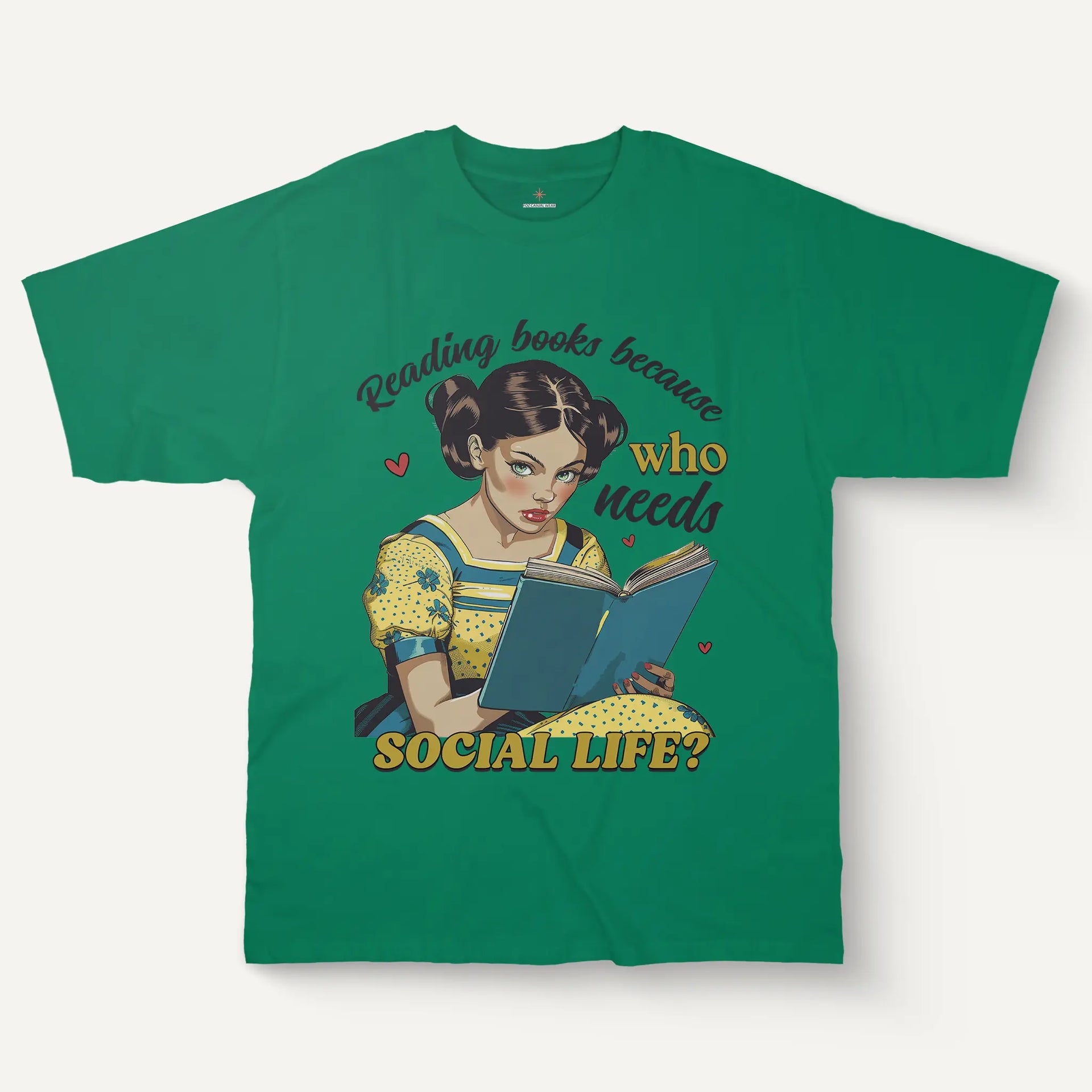 Reading Books Quote Tee – Women’s Cotton