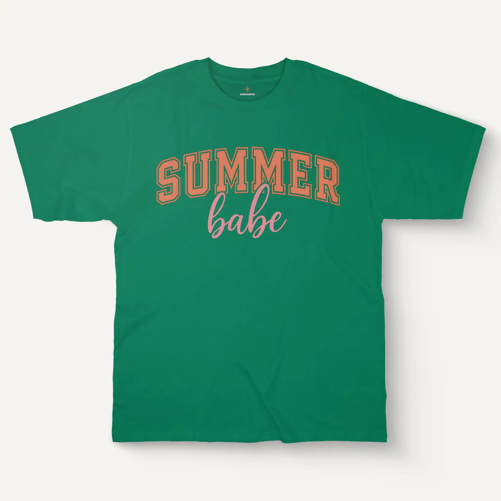 Summer Babe Cursive Tee – Feminine Style