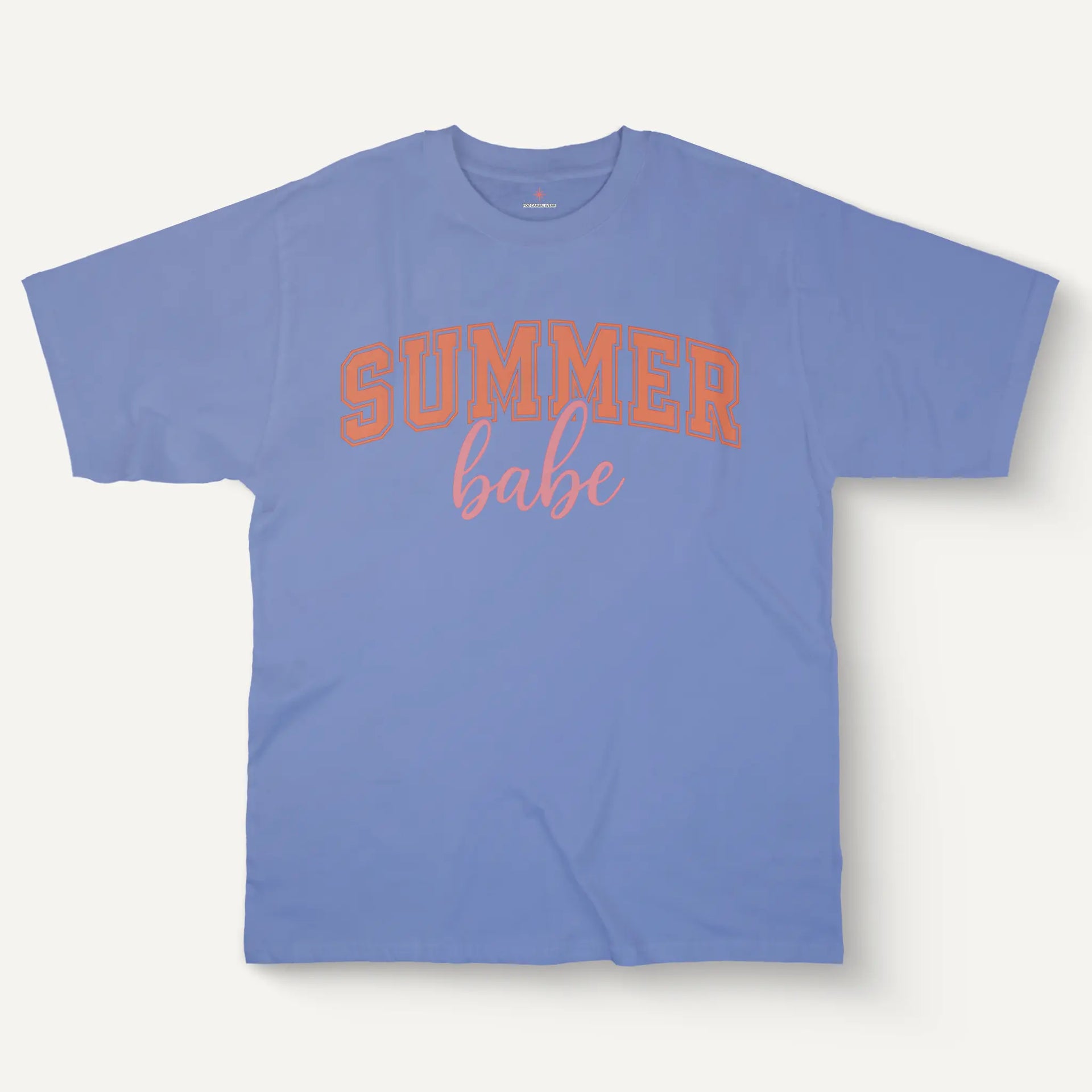 Summer Babe Cursive Tee – Feminine Style
